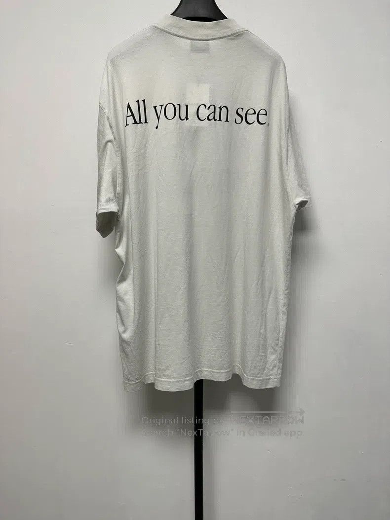 Balenciaga Balenciaga Printed Short Sleeve Crewneck Size US S / EU 44-46 / 1 - 2 Thumbnail