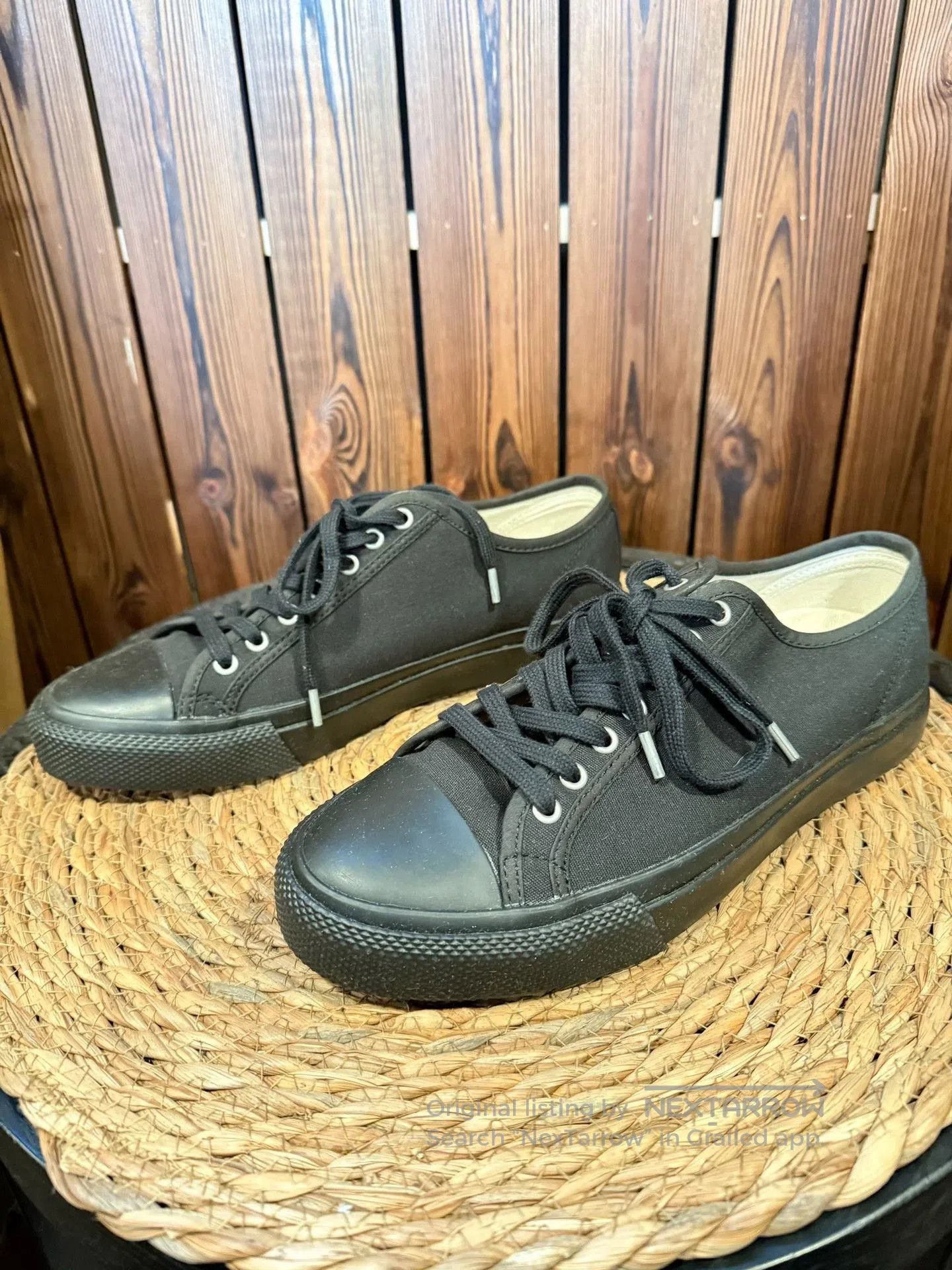 RRL Ralph Lauren RRL Black Sailer Sneaker. Size US 8 / EU 41 - 2 Thumbnail