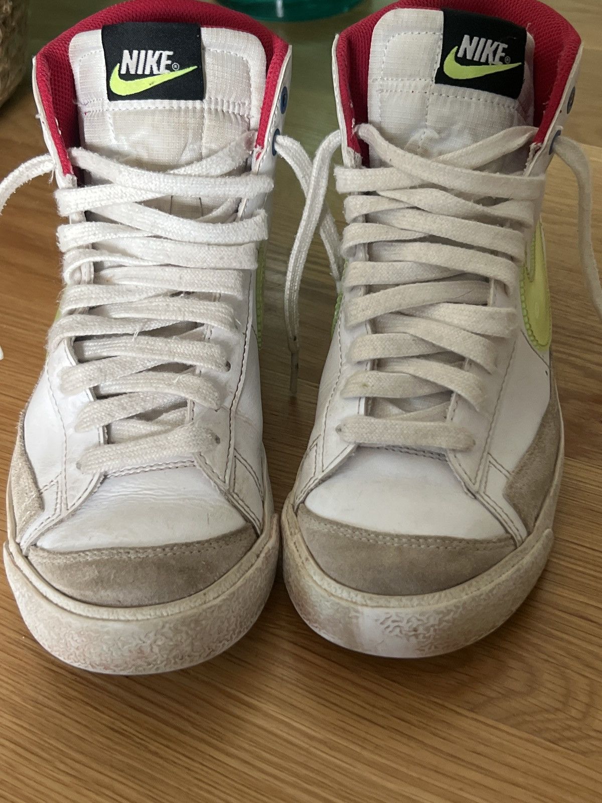 Nike × Vintage Nike Blazer OG High ‘Clear Yellow’ Size US 7 / EU 40 - 3 Thumbnail