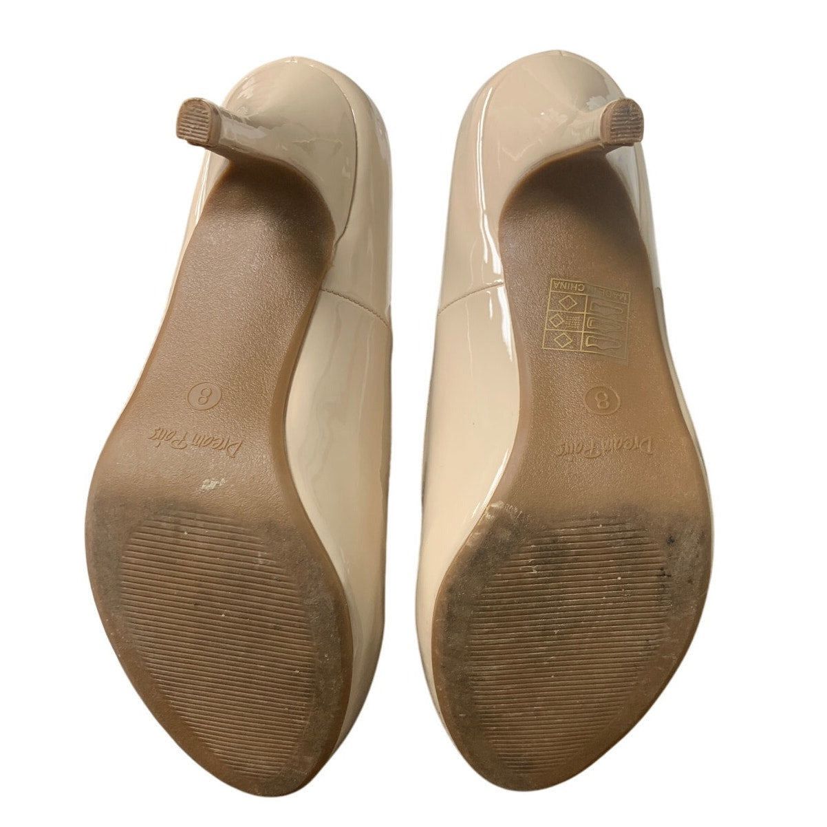 Other Dream Pairs Size 8 Tan Closed Toe 3" Heel Platform Shoes Size US 8 / IT 38 - 7 Thumbnail