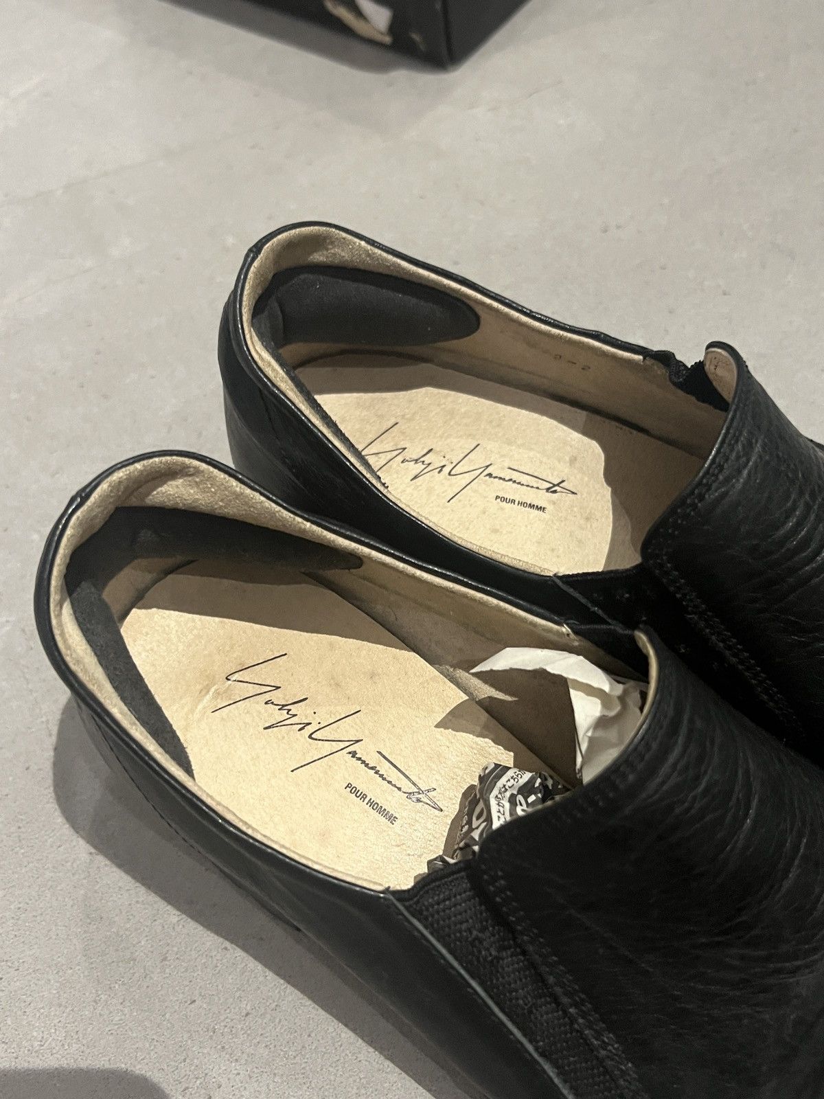 Yohji Yamamoto AW06 Yohji Yamamoto X Hiromu Takahara Leather Point Toe Shoe Size US 8 / EU 41 - 7 Thumbnail