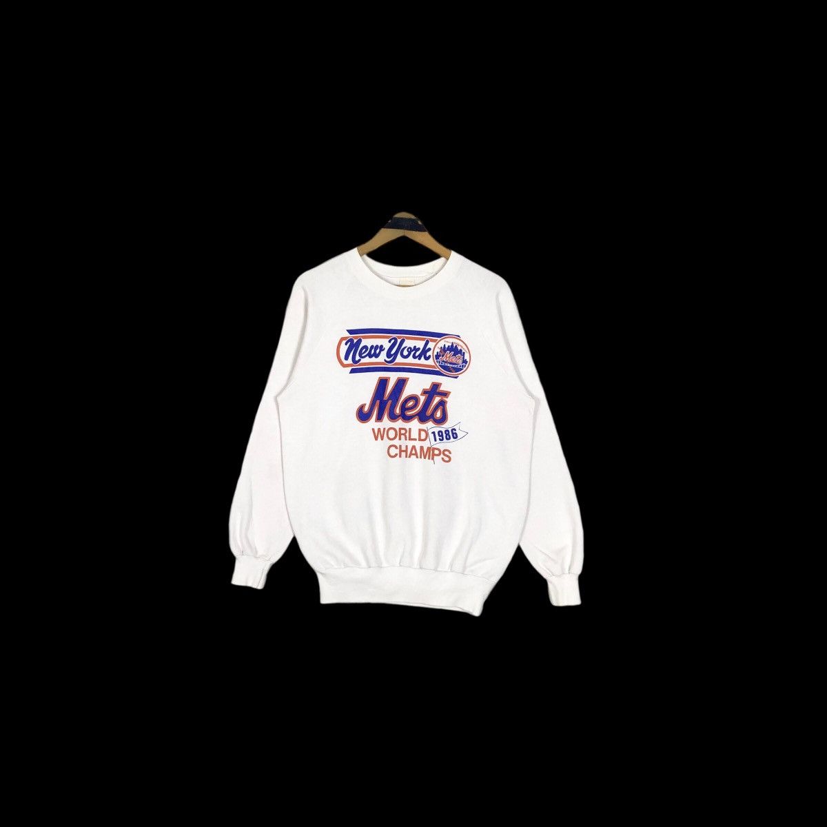 MLB Vintage 80s MLB New York Mets Crewneck Sweatshirt Big Logo Size US S / EU 44-46 / 1 - 2 Thumbnail