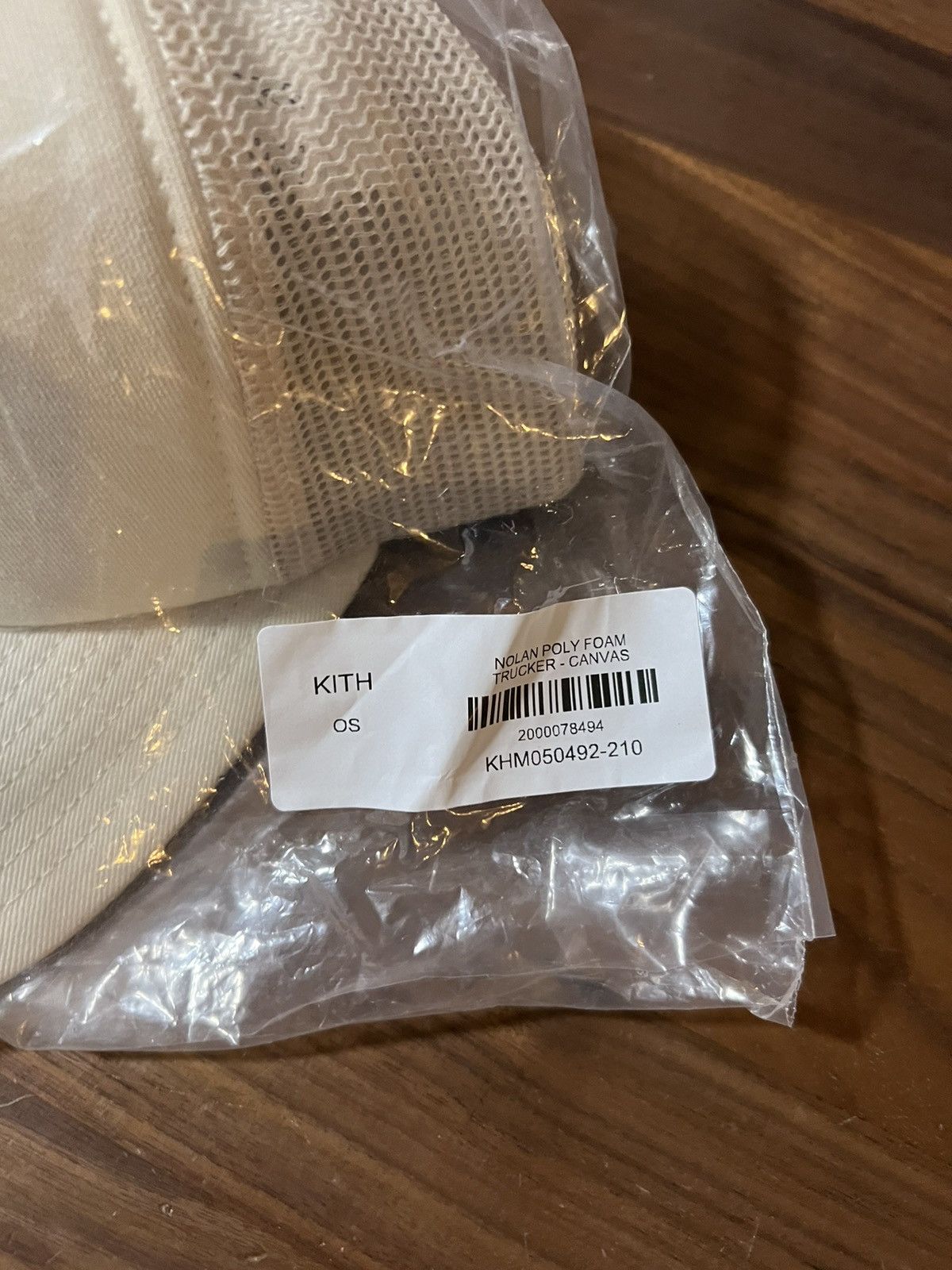Kith Kith Nolan Poly Foam Trucker Hat Cap in Canvas Snapback Size ONE SIZE - 8 Thumbnail
