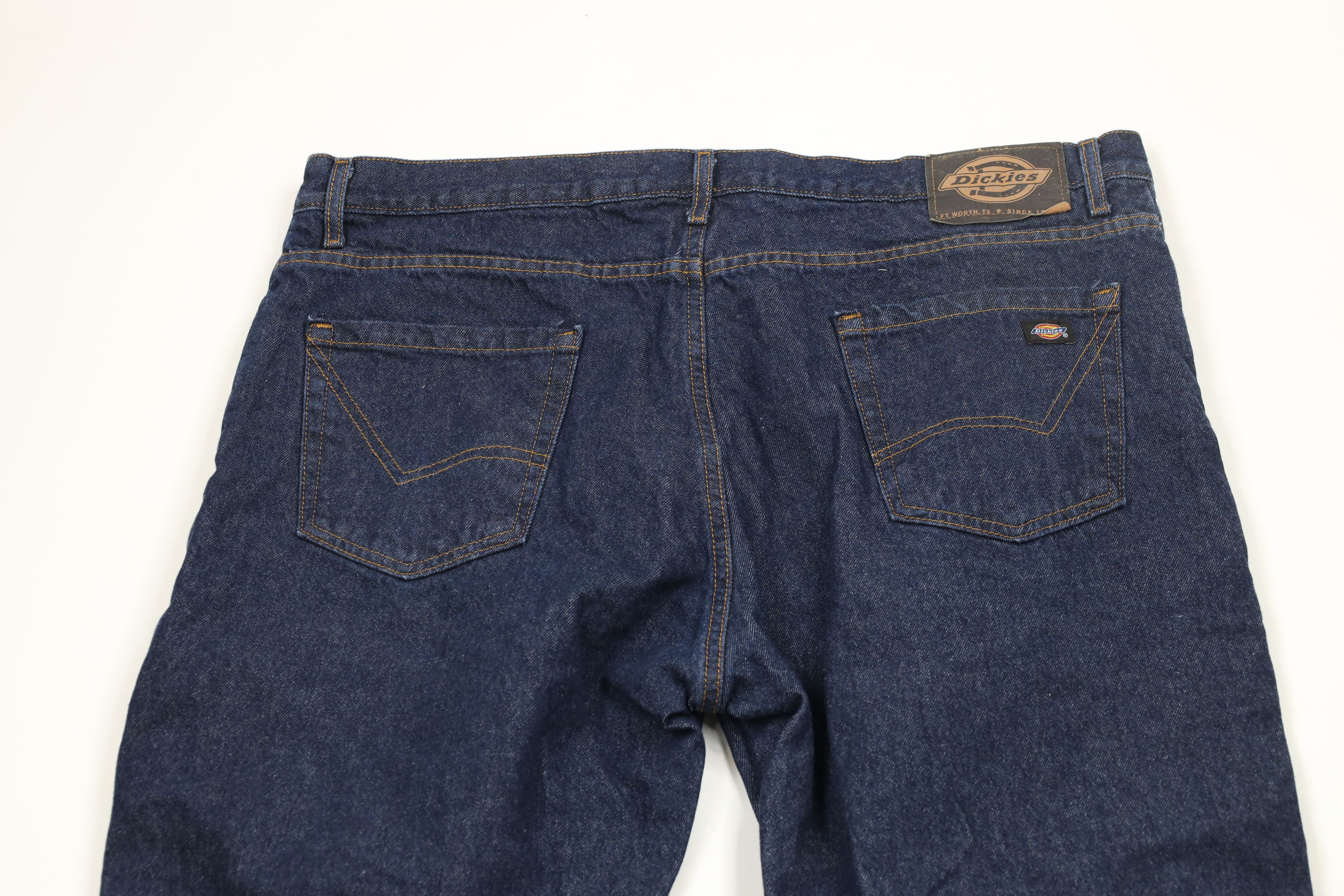Dickies × Vintage Vintage Dickies Flannel Lined Relaxed Fit Denim Jeans Indigo Size US 40 / EU 56 - 11 Thumbnail