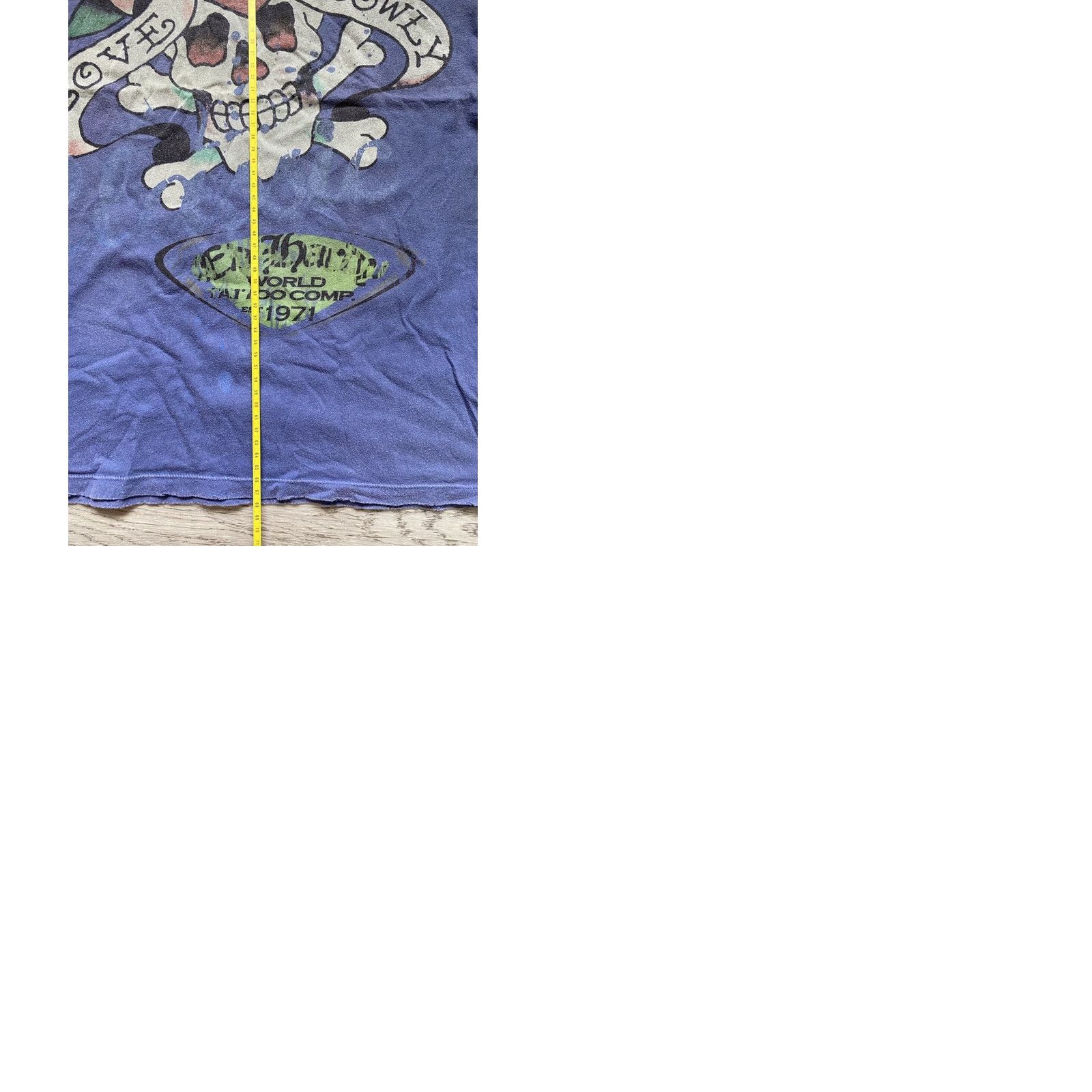 Ed Hardy VINTAGE Ed Hardy T-Shirt USA Mens L Blue Shirt Men Size US L / EU 52-54 / 3 - 10 Thumbnail