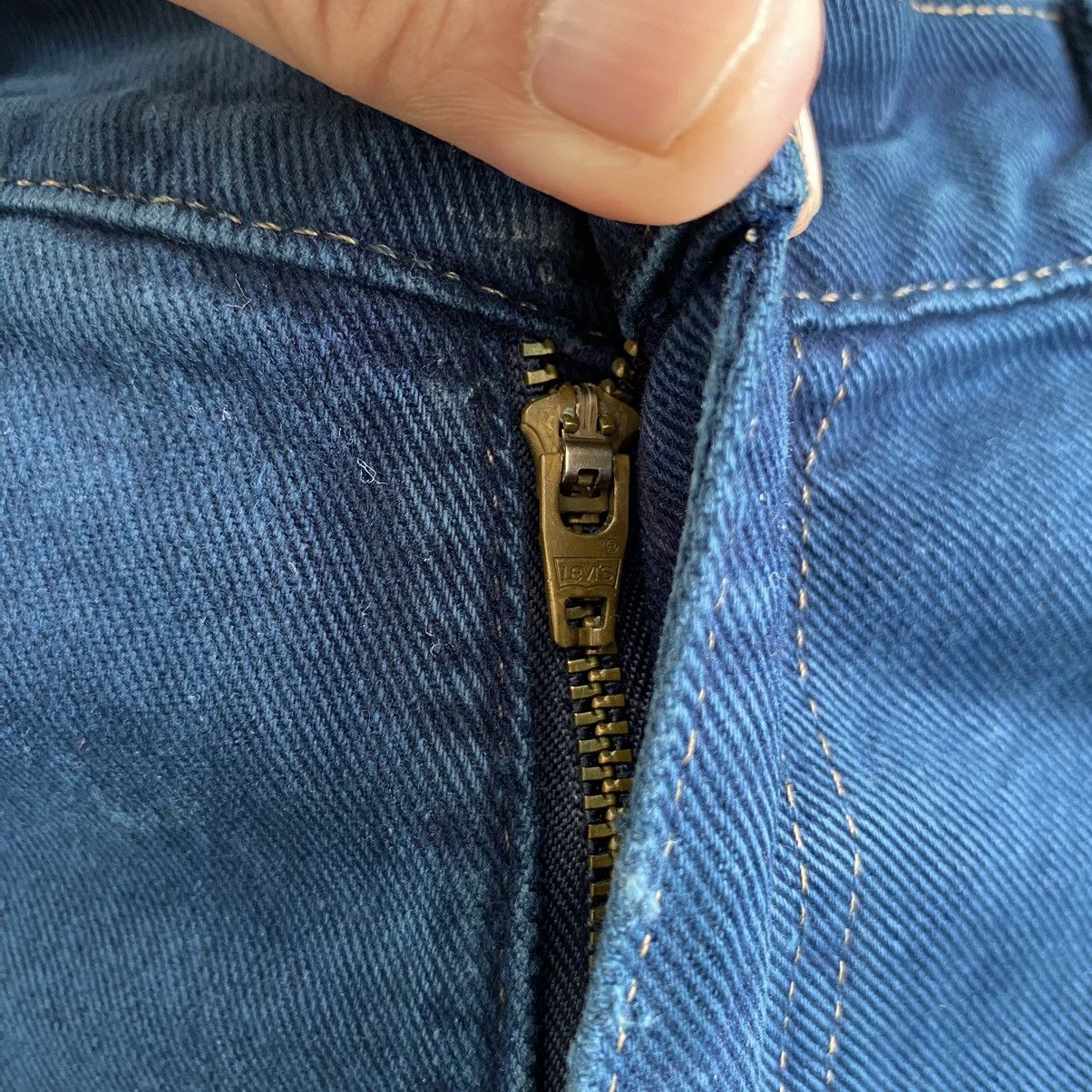 Levi's VTG 1992 Levi’s Silvertab Faded Midnight Blue Baggy Denim Size US 35 - 11 Thumbnail