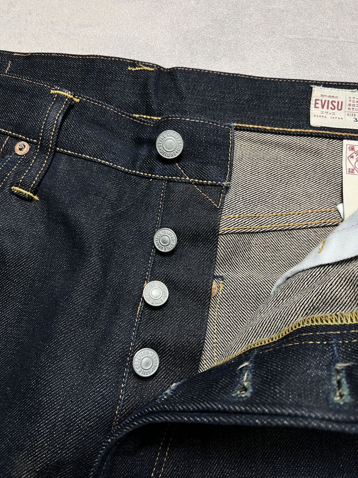 Evisu Evisu Golden Daicock Selvedge Denim Jeans Size US 34 / EU 50 - 9 Thumbnail