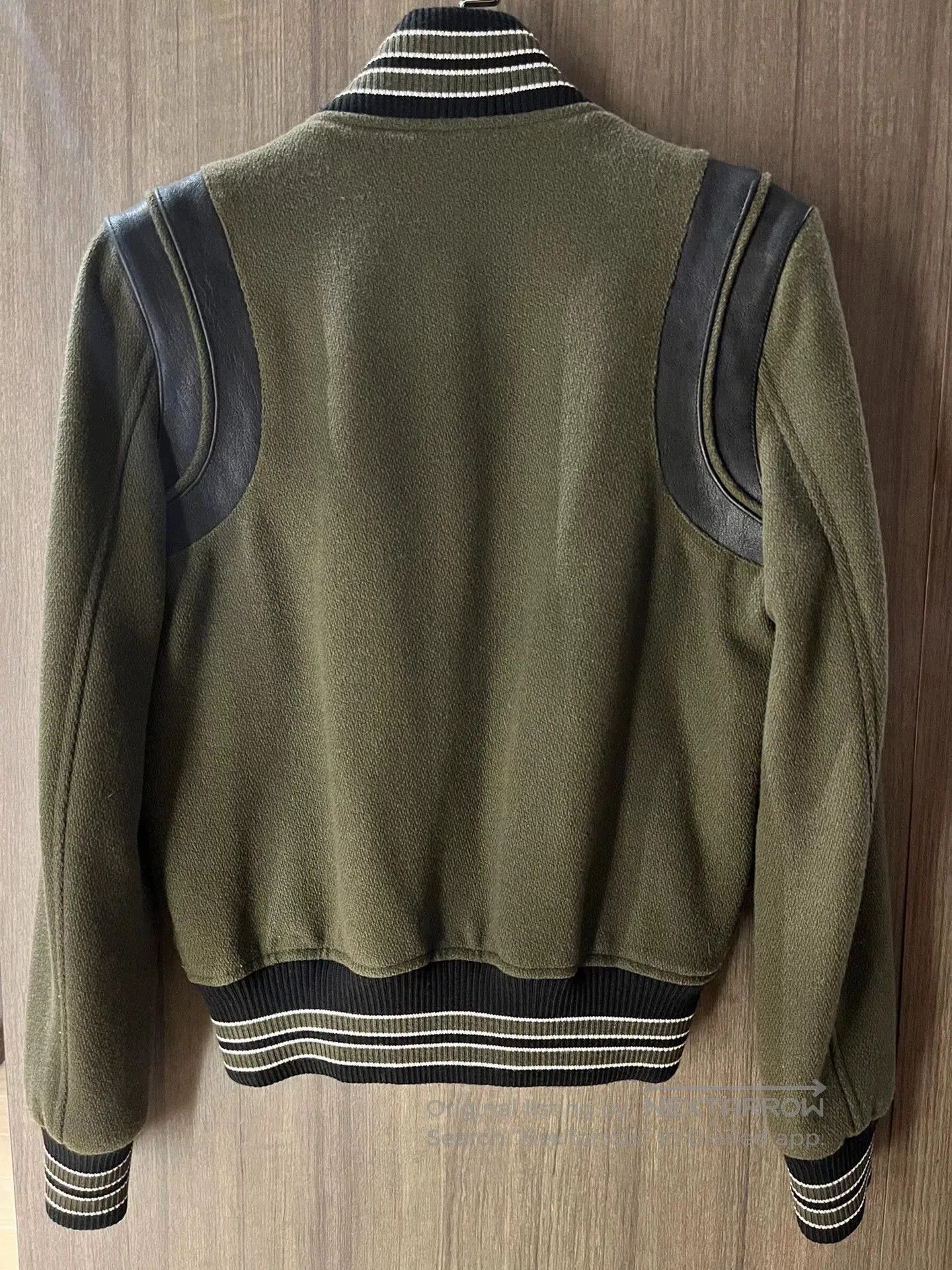Saint Laurent Paris Saint Laurent Olive Varsity Jacket. Size XXS / US 00 / IT 34 - 2 Thumbnail