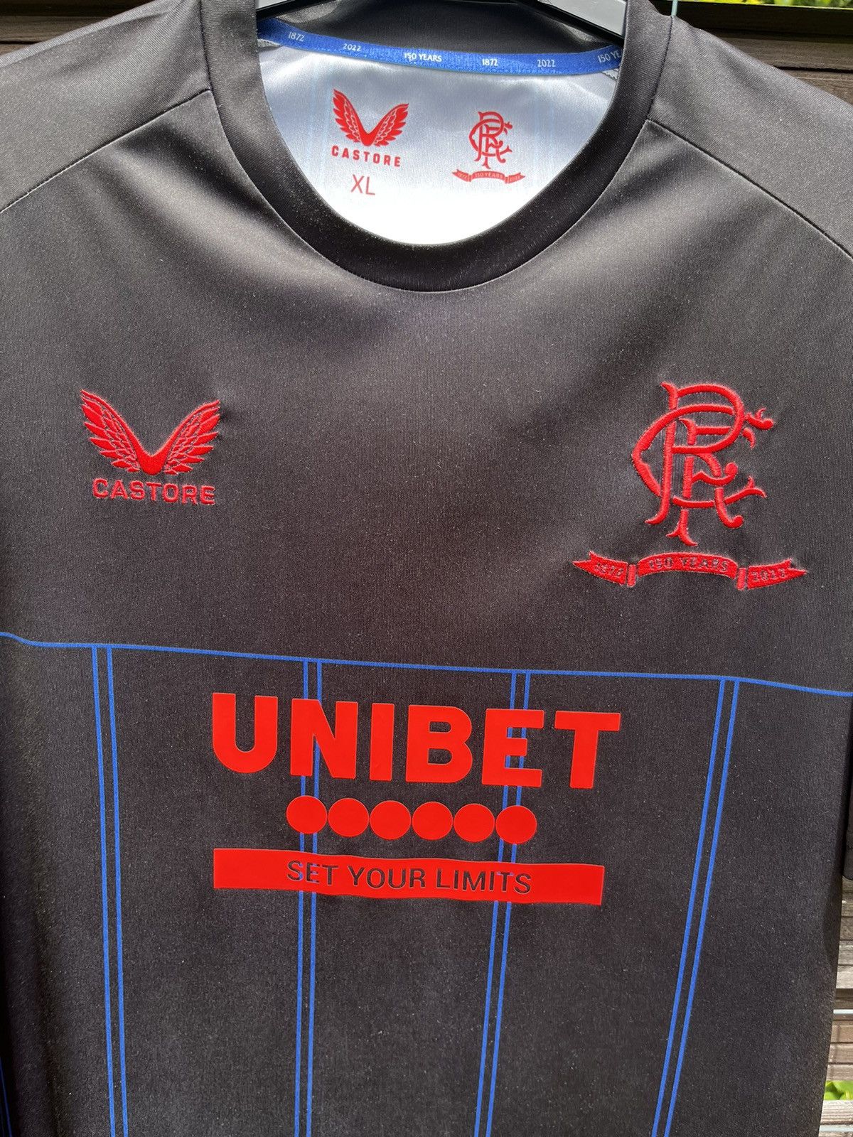 Castore ⚽️ GLASGOW RANGERS 2021 2022 CASTORE SOCCER JERSEY FOOTBALL Size US XL / EU 56 / 4 - 4 Thumbnail