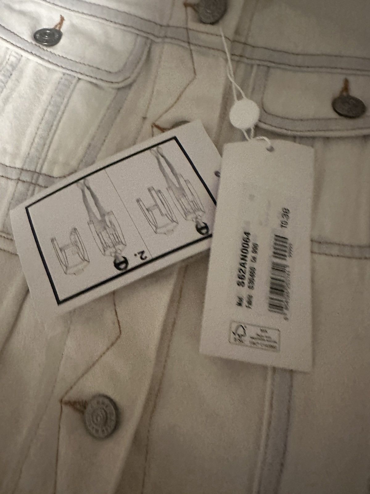 MM6 MM6 Runway Design Made in Italy Concept Denim Jacket Size XS / US 0-2 / IT 36-38 - 5 Thumbnail