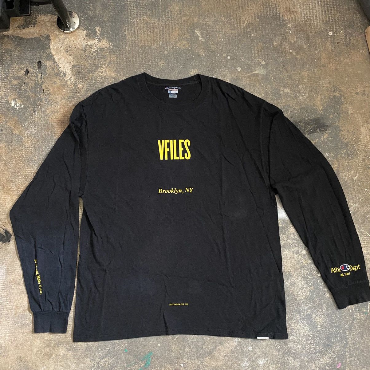 Vfiles Rare Vfiles Champion long Sleeve Tshirt Size XL Size US XL / EU 56 / 4 - 1 Thumbnail