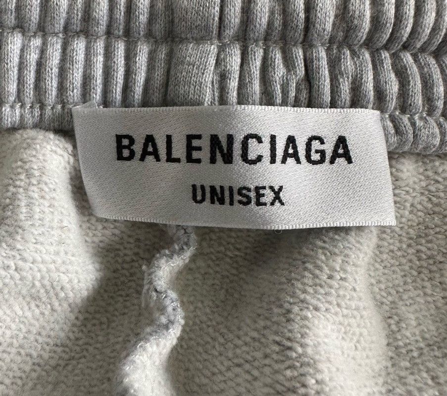 Balenciaga BALENCIAGA SS22 FBI printed logo gray distres 2412-Nextarrow Size US 28 / EU 44 - 5 Thumbnail