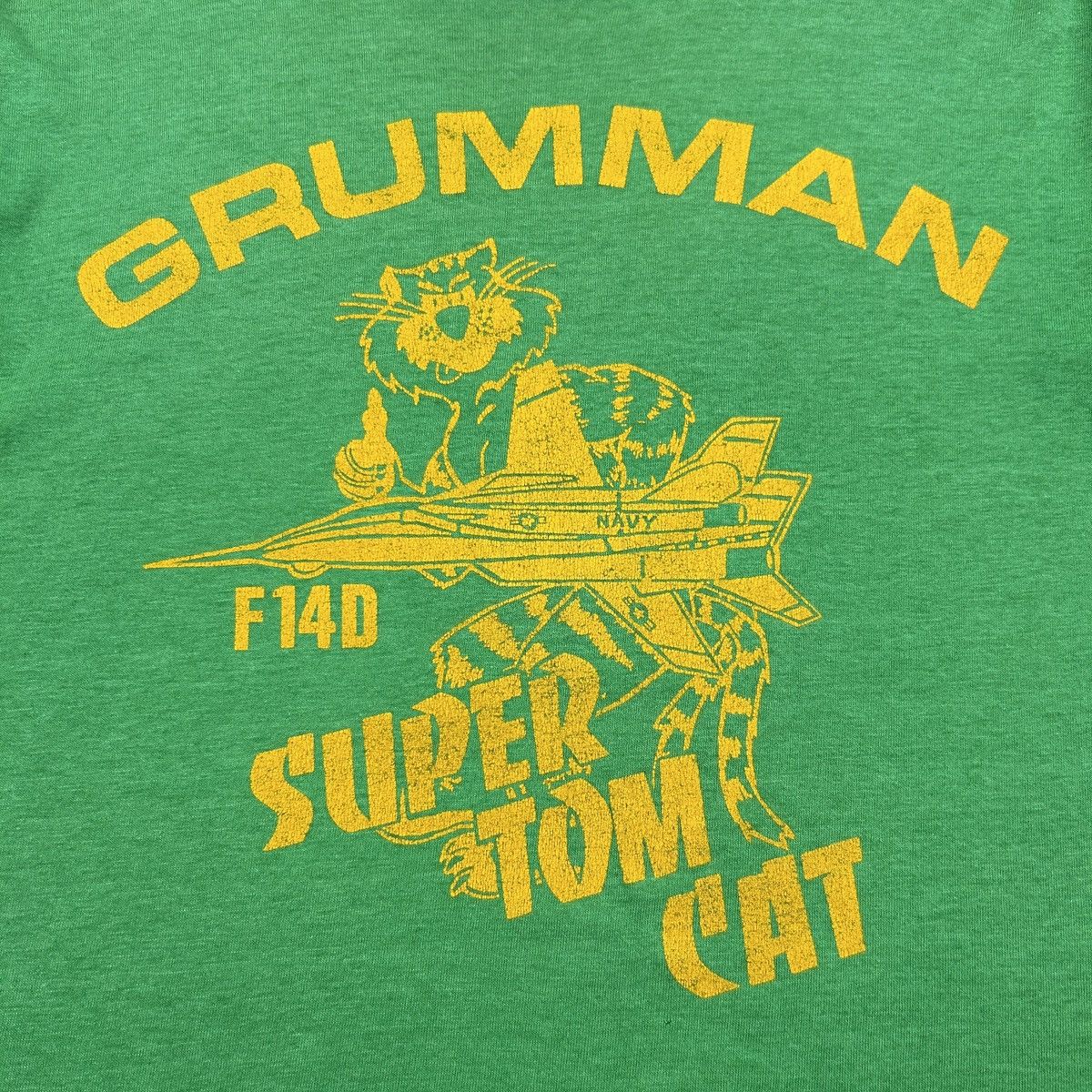 Vintage 1980s Grumman F14D Super Tom Cat Size US M / EU 48-50 / 2 - 4 Thumbnail