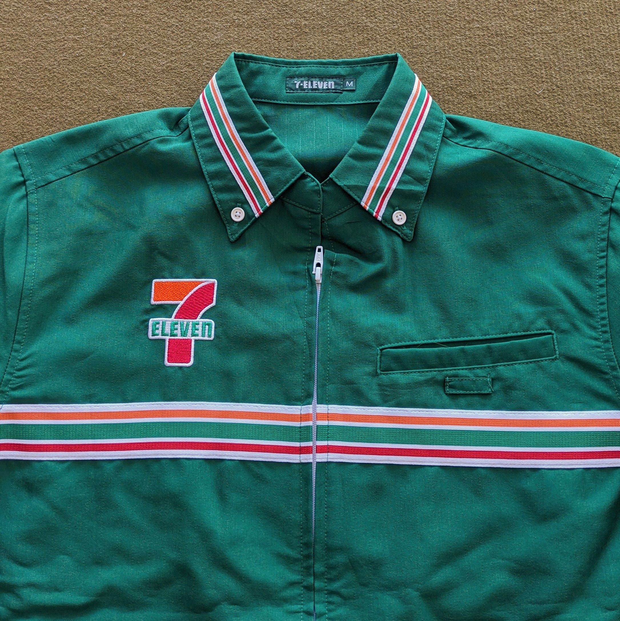Other Vintage 7 ELEVEN Uniform Workers Jacket Size US M / EU 48-50 / 2 - 2 Thumbnail