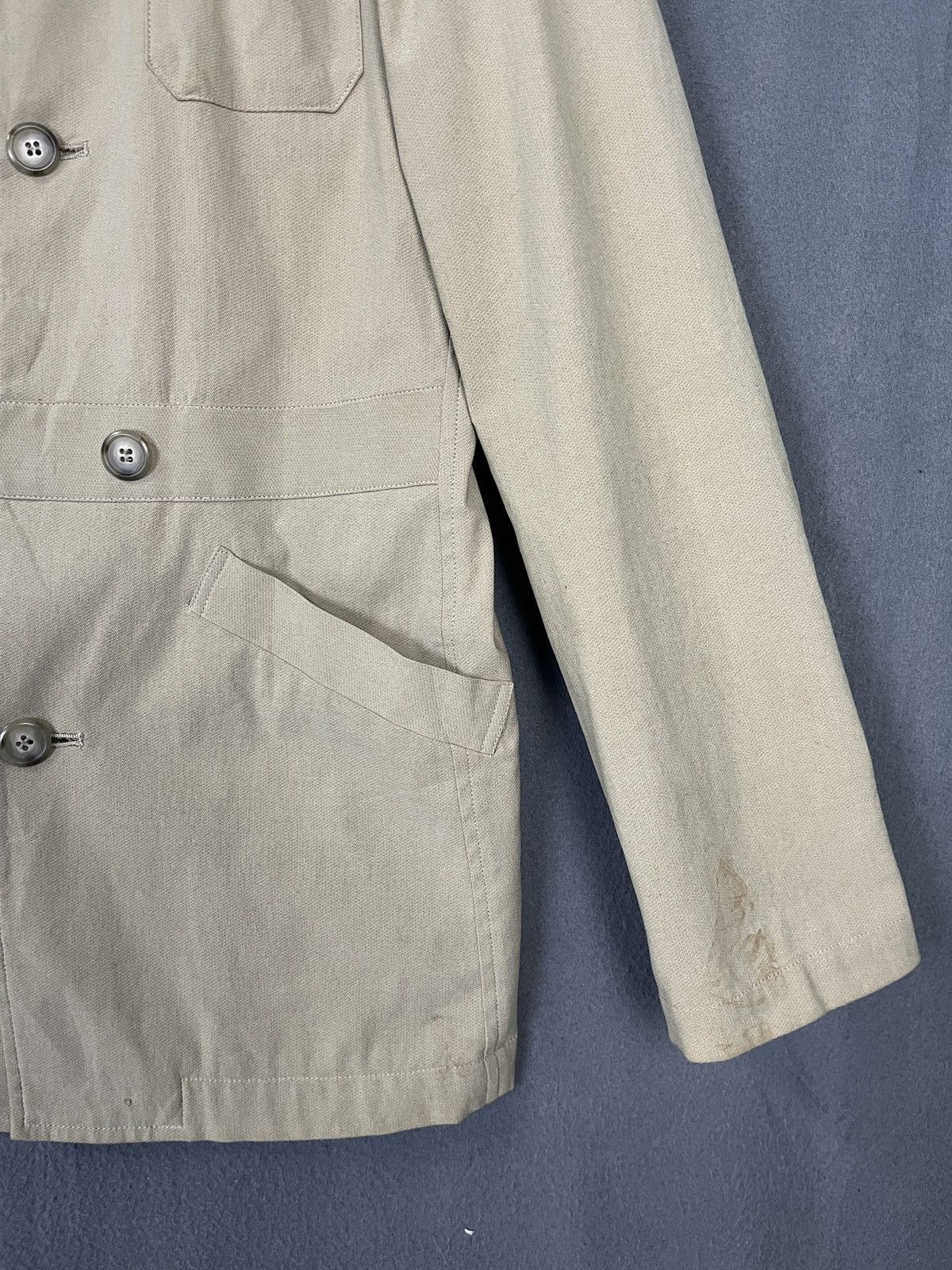 Japanese Brand × PPFM × Vintage Peyton Place For Men PPFM Beige Light Jacket Size US M / EU 48-50 / 2 - 6 Thumbnail