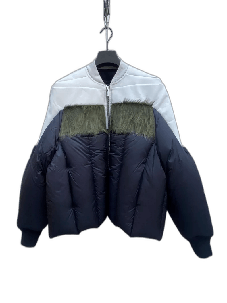 Rick Owens Rick Owens Down Jacket with Batwing Sleeves-2508 Size US M / EU 48-50 / 2 - 1 Thumbnail