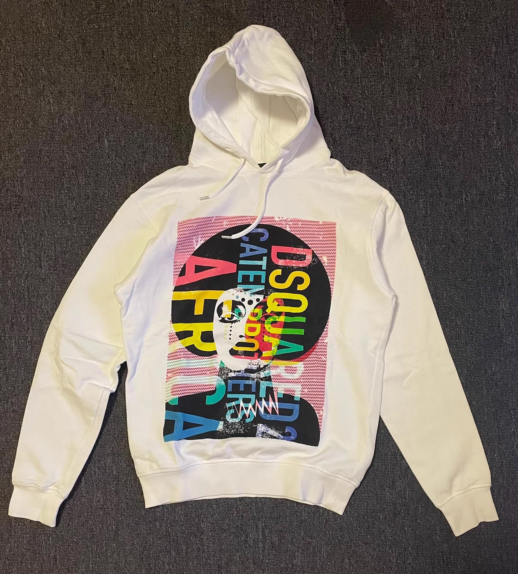 Dsquared2 DSquared2 D2 White Hooded Sweatshirt. Size US S / EU 44-46 / 1 - 1 Thumbnail