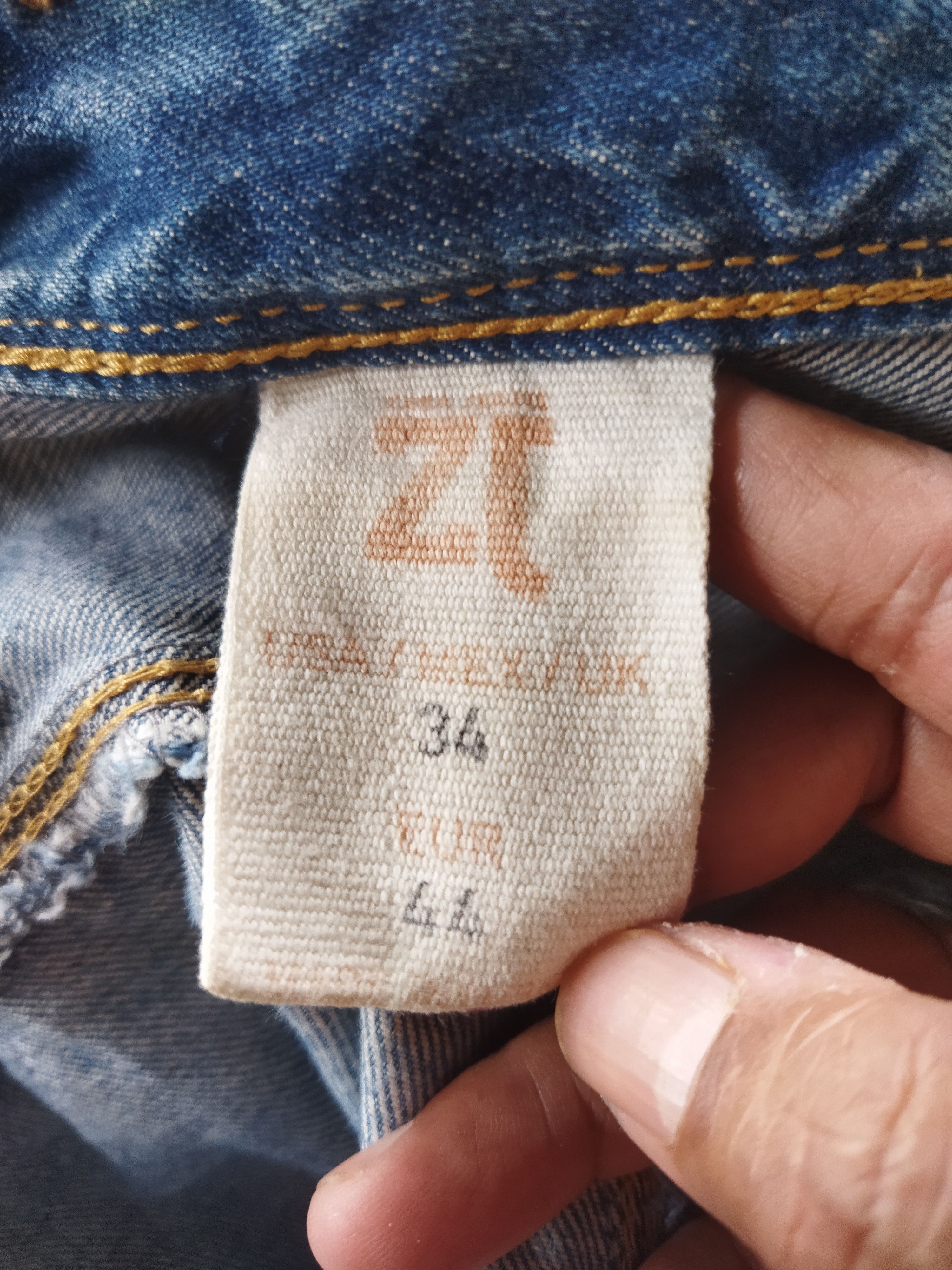 Vintage × Zara VINTAGE ZARA JEANS DISTRESSED FADED BLUE JEANS PANTS Size US 36 / EU 52 - 12 Thumbnail