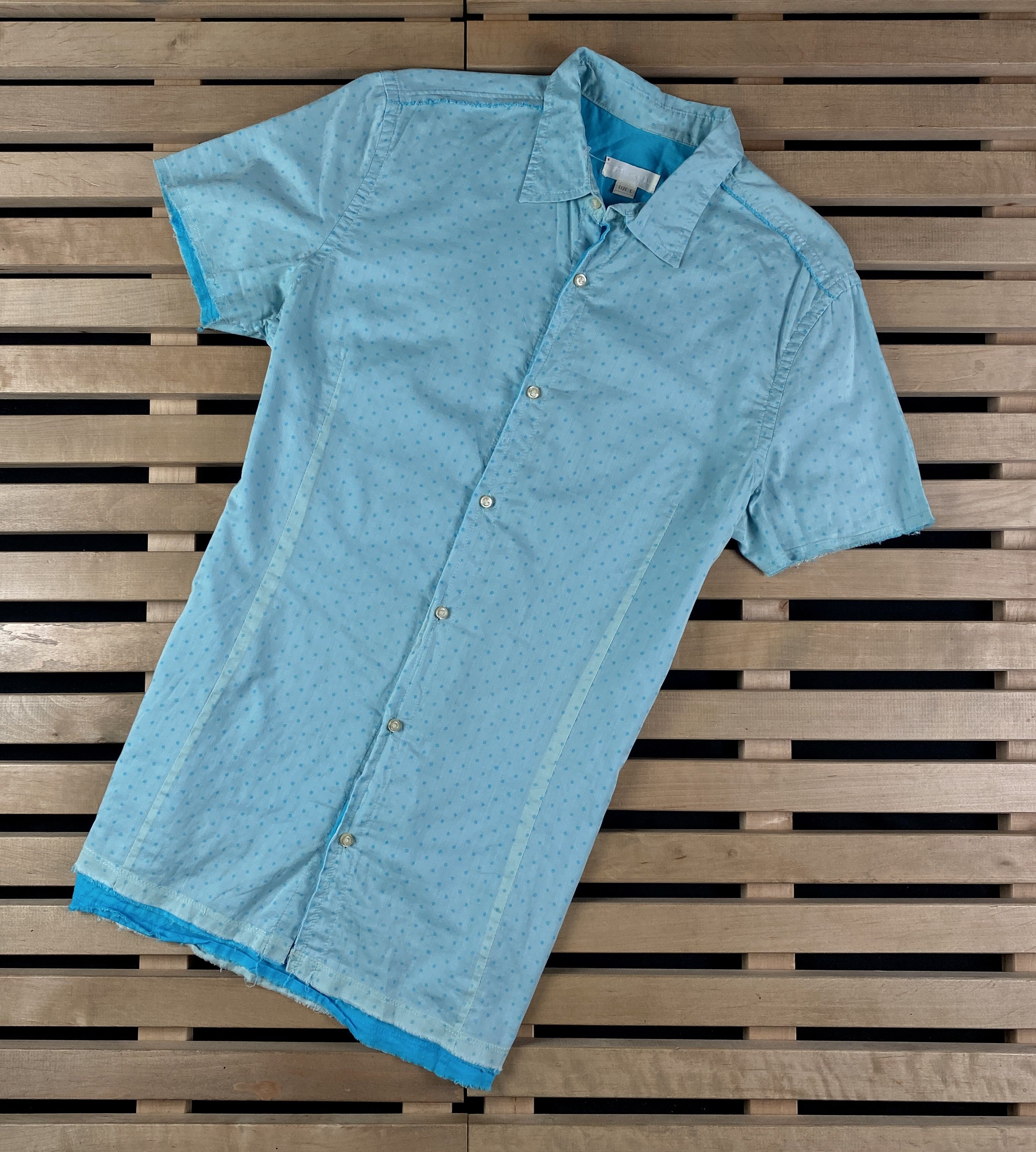 Diesel Men’s Shirt Short Sleeve Diesel Size L Blue Size US L / EU 52-54 / 3 - 1 Thumbnail