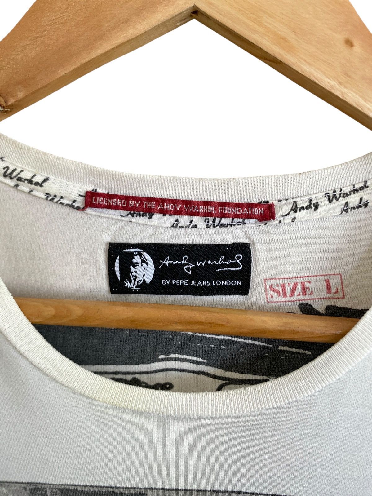Andy Warhol Vintage Pepe Jeans X Andy Warhol Campbell T-shirt 2000s Size US L / EU 52-54 / 3 - 8 Thumbnail