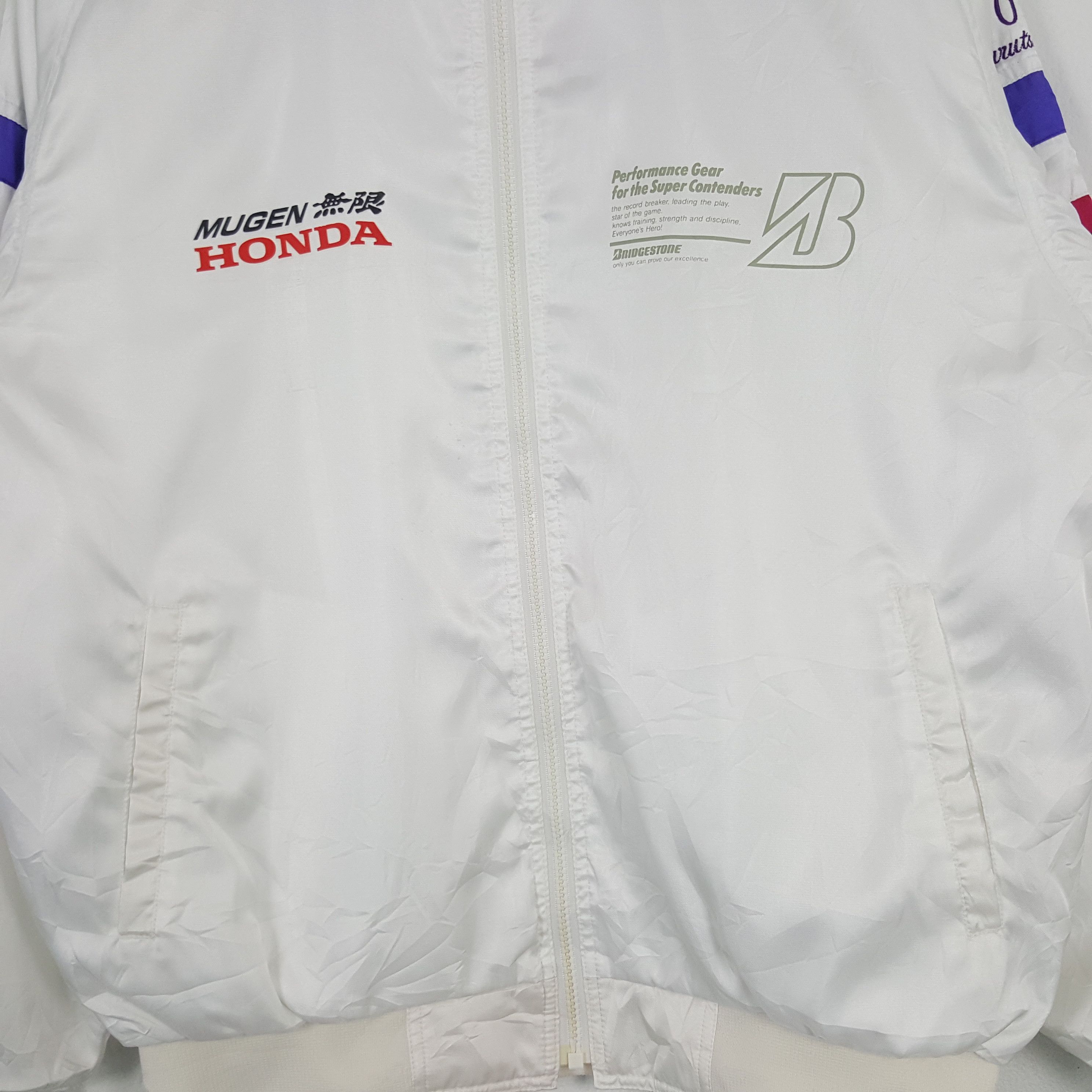 Honda × Vintage Vintage Bridgestone Mugen Honda Racing Custom Art Jacket Size US L / EU 52-54 / 3 - 4 Thumbnail