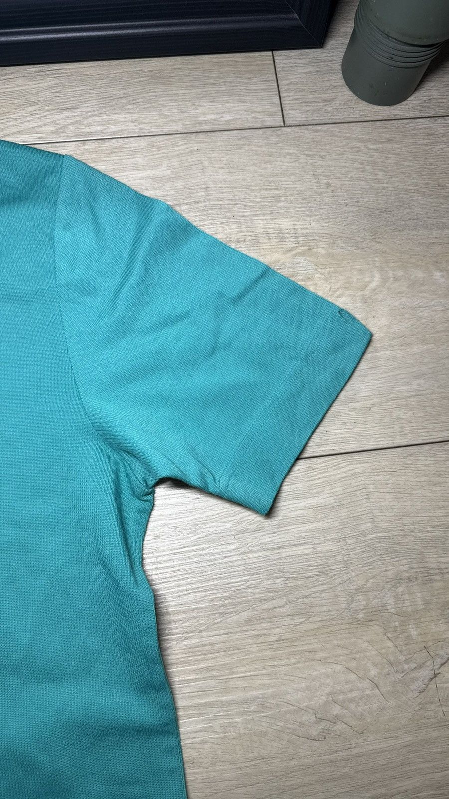 Other Vintage 1990s Women’s Turquoise Golf Polo Button Up Shirt Size L / US 10 / IT 46 - 4 Thumbnail
