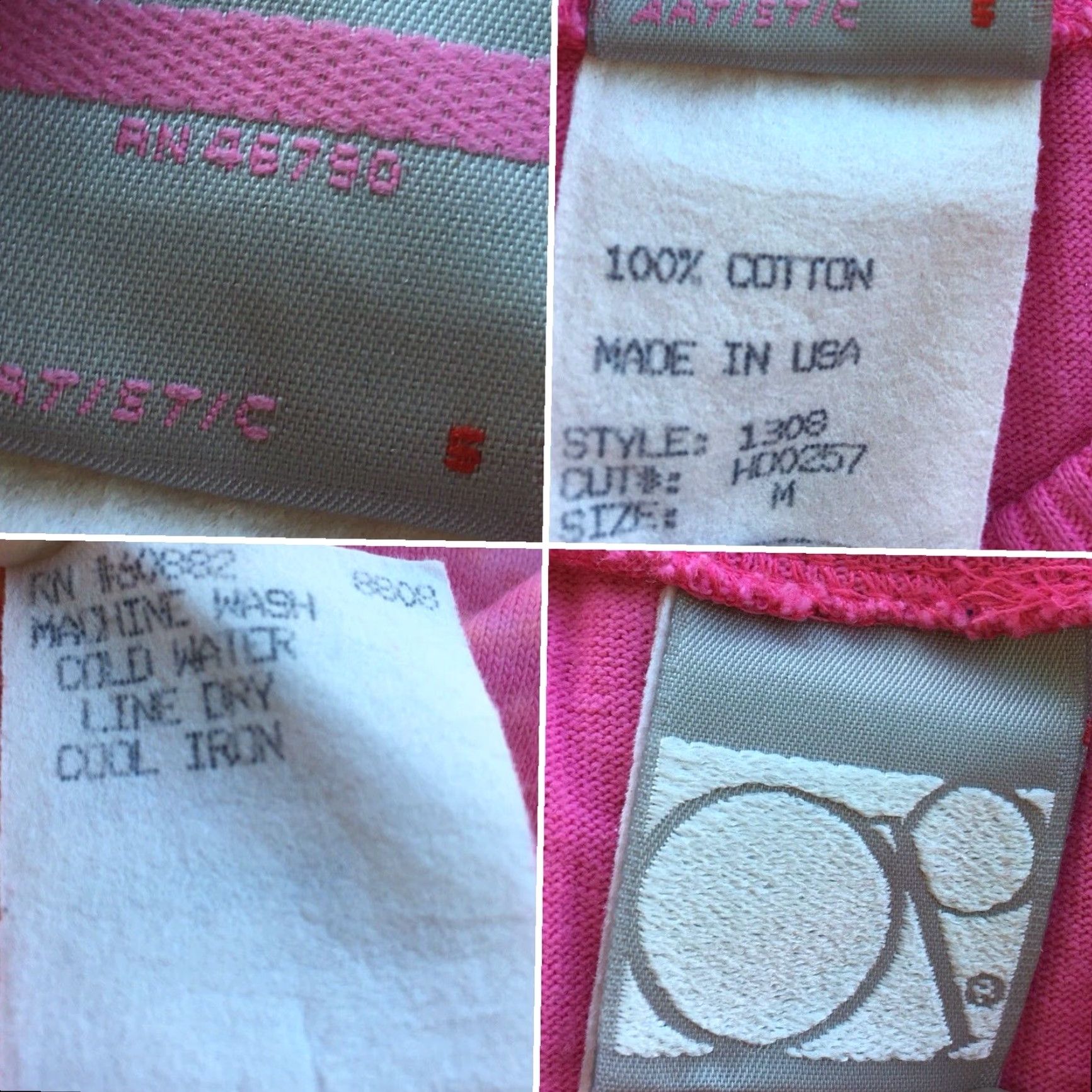 Ocean Pacific Vintage Ocean Pacific 80s Pink Neon Bicycle Face Graphic Crop T-Shirt M Womens Size M / US 6-8 / IT 42-44 - 6 Thumbnail