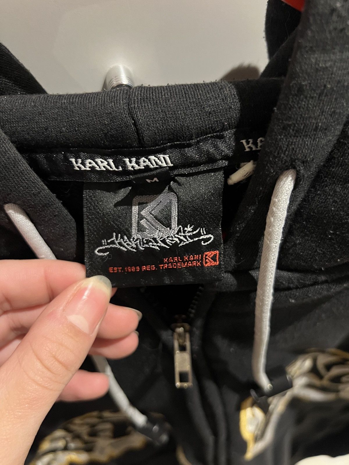 Karl Kani Vintage Karl Kani Graffiti Zip Hoodie – Embroidered Size US M / EU 48-50 / 2 - 5 Thumbnail
