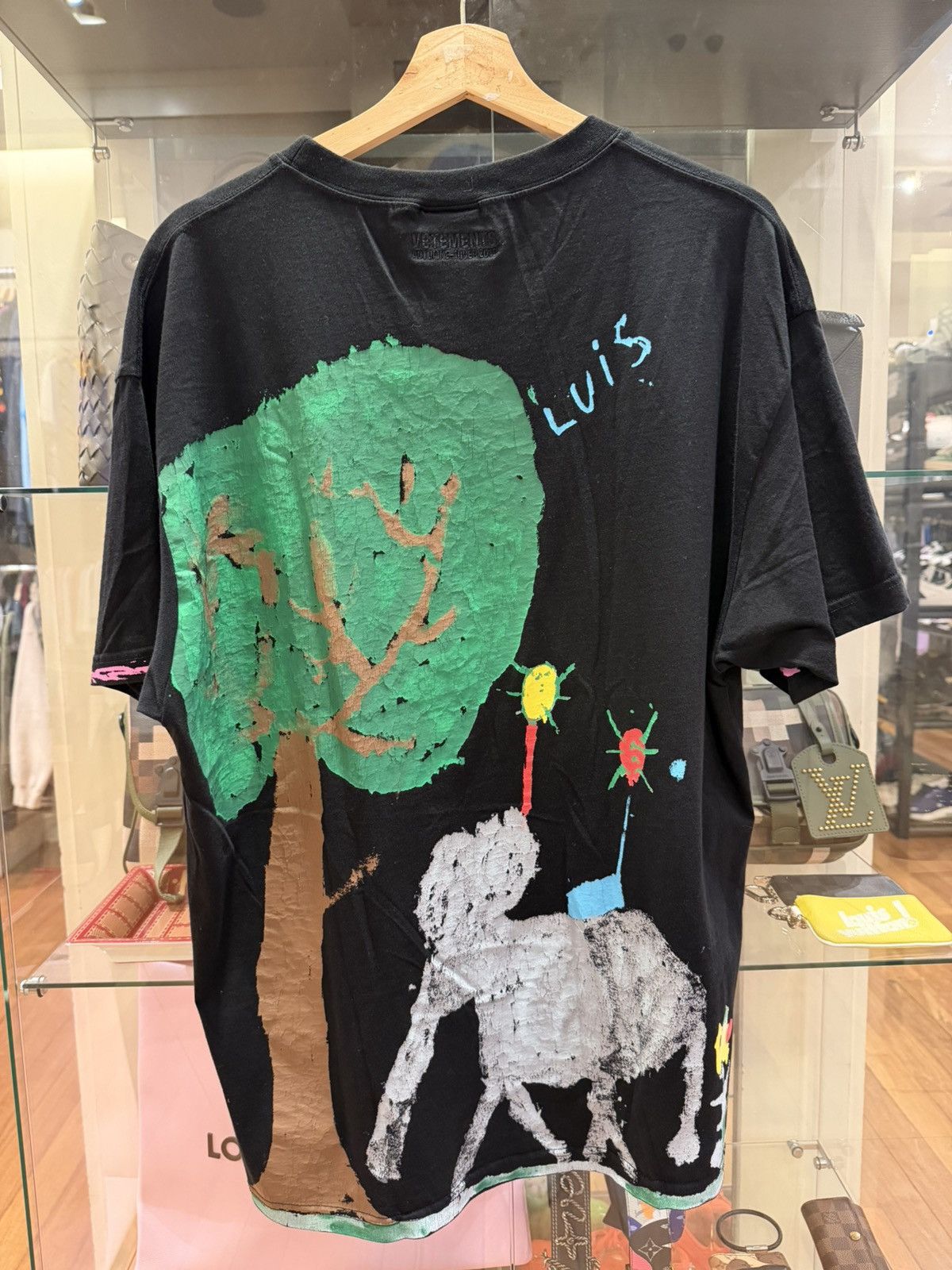 Vetements Vetements ‘Elephant in the Room’ Drawing Tee Size US M / EU 48-50 / 2 - 2 Thumbnail