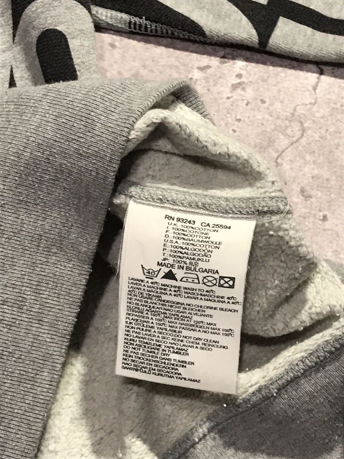 Diesel Vintage Hoodie Diesel Y2K Monogram Grey S Size S / US 4 / IT 40 - 7 Thumbnail
