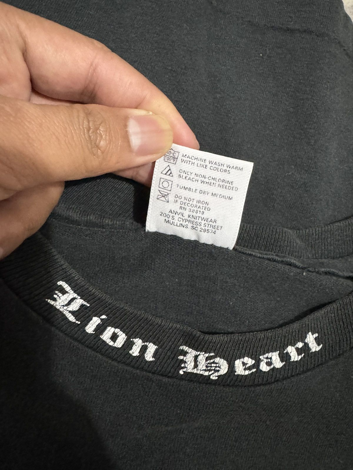 Rap Tees × Vintage Vintage 90s Lion Hearts Inspired Chrome Hearts Tee Size US M / EU 48-50 / 2 - 3 Thumbnail