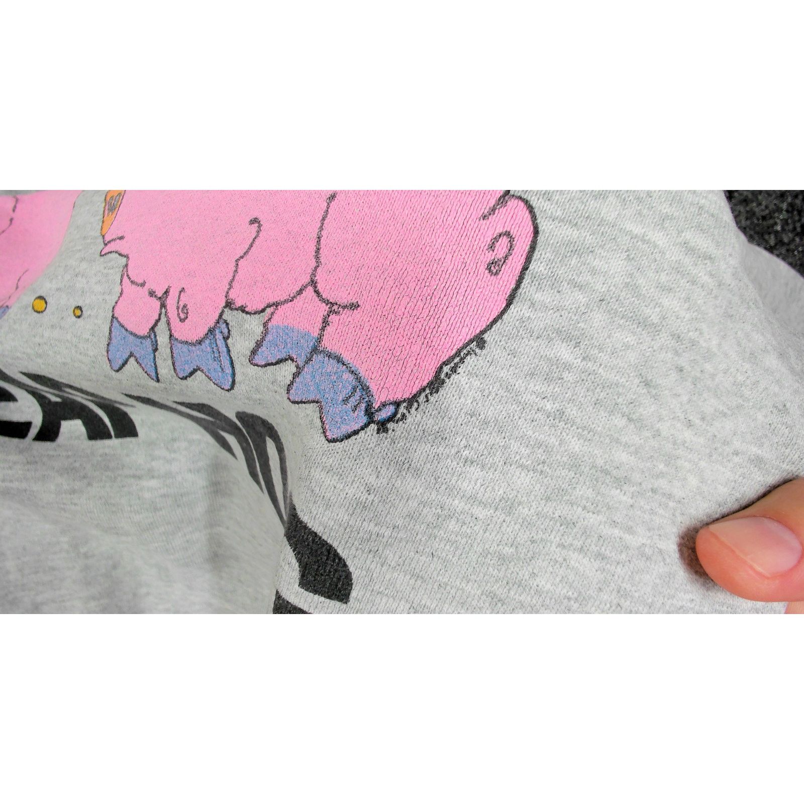 Vintage 80s Leap Hog Pig Graphic Boxy Raglan Sweatshirt Size US L / EU 52-54 / 3 - 9 Thumbnail