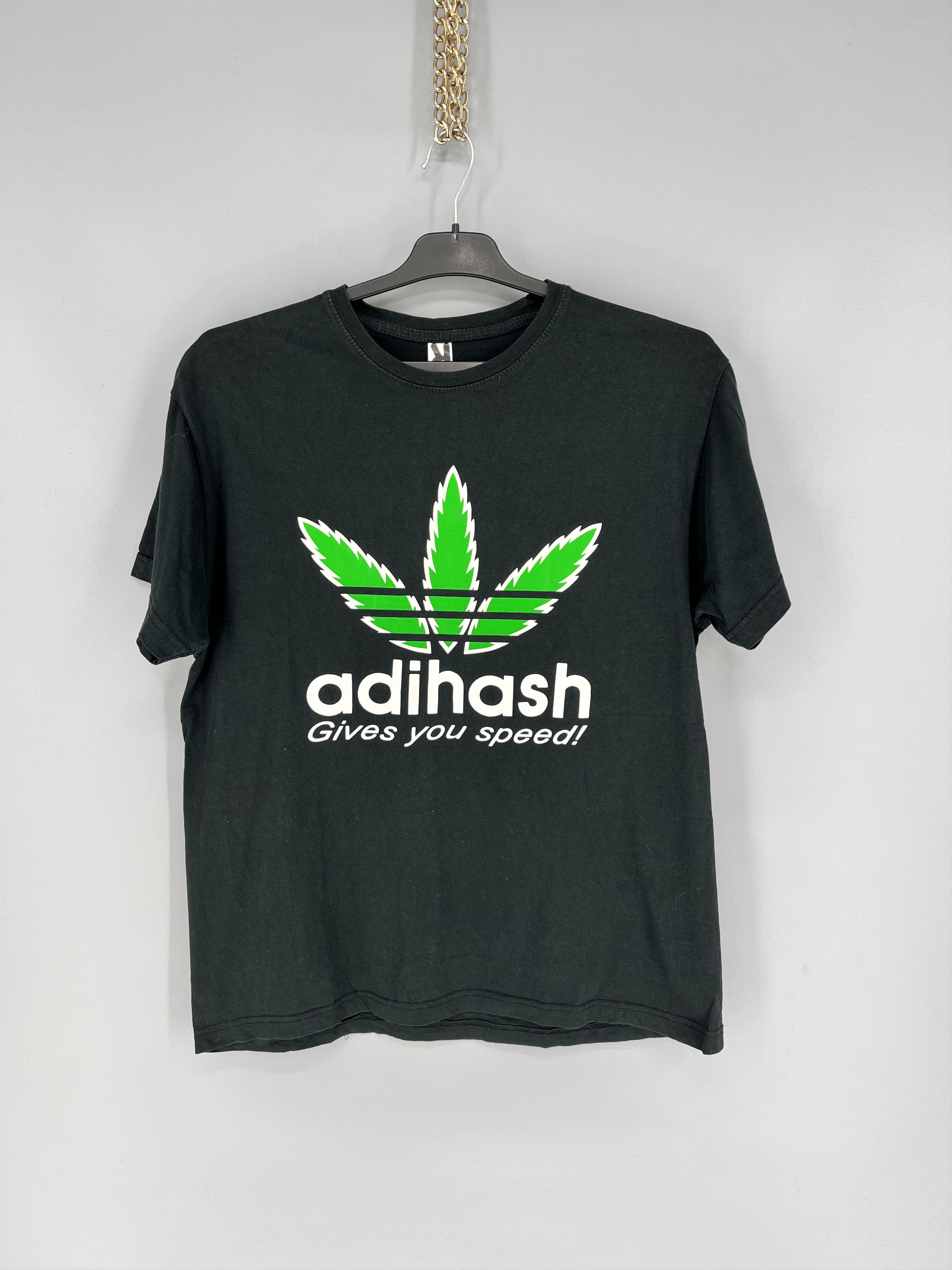 Vintage Vintage Y2K Adihash Gives You Speed Single Stitch T-shirt Size US L / EU 52-54 / 3 - 1 Thumbnail