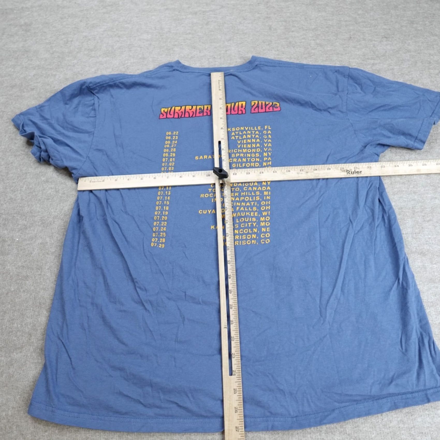 Doublet Tedeschi Trucks Band Shirt 2XL Blue Double Sided 2023 Summer Tour Size US XXL / EU 58 / 5 - 5 Thumbnail