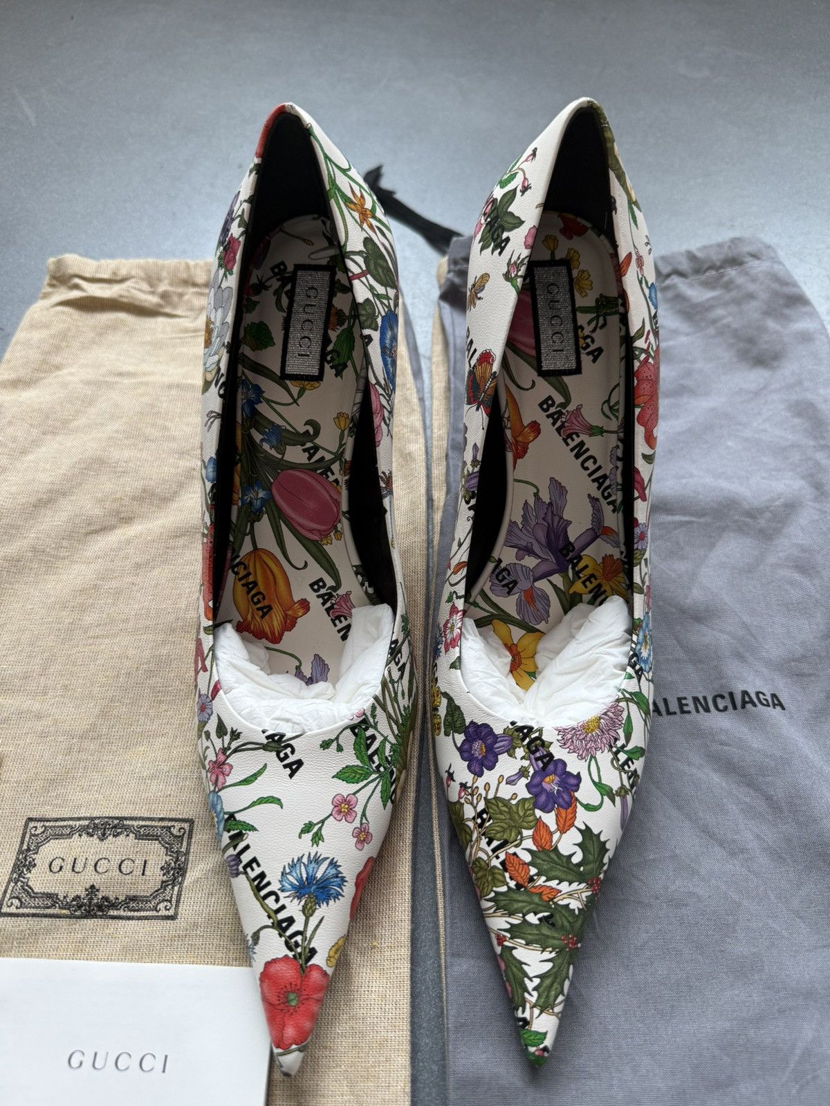 Balenciaga × Gucci Gucci Balenciaga The Hacker Project Knife Pump Heels Size US 10 / IT 40 - 2 Thumbnail