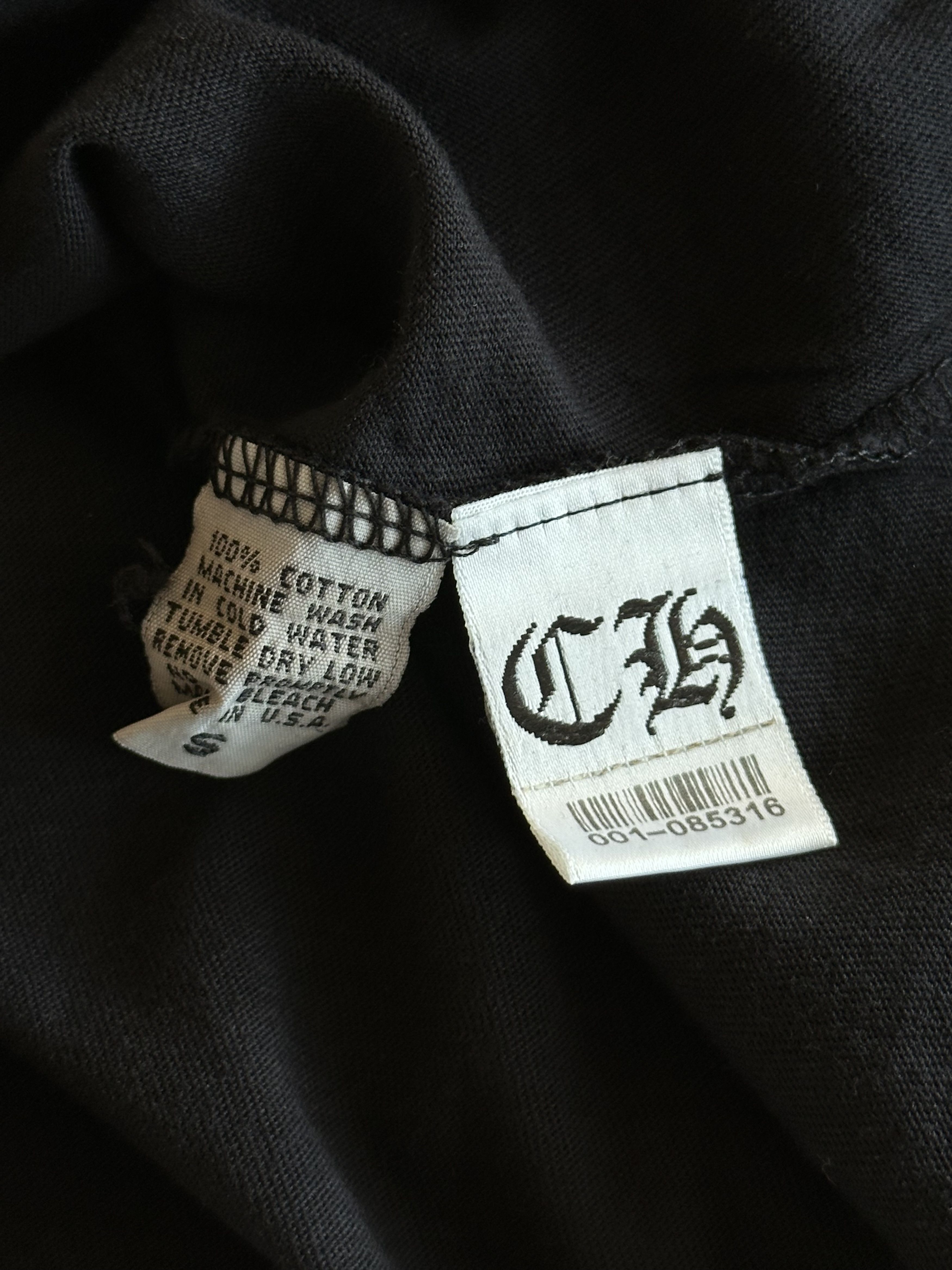Chrome Hearts Black & Bronze Scroll Logo Women's Longsleeve T-Shirt Size S / US 4 / IT 40 - 4 Thumbnail