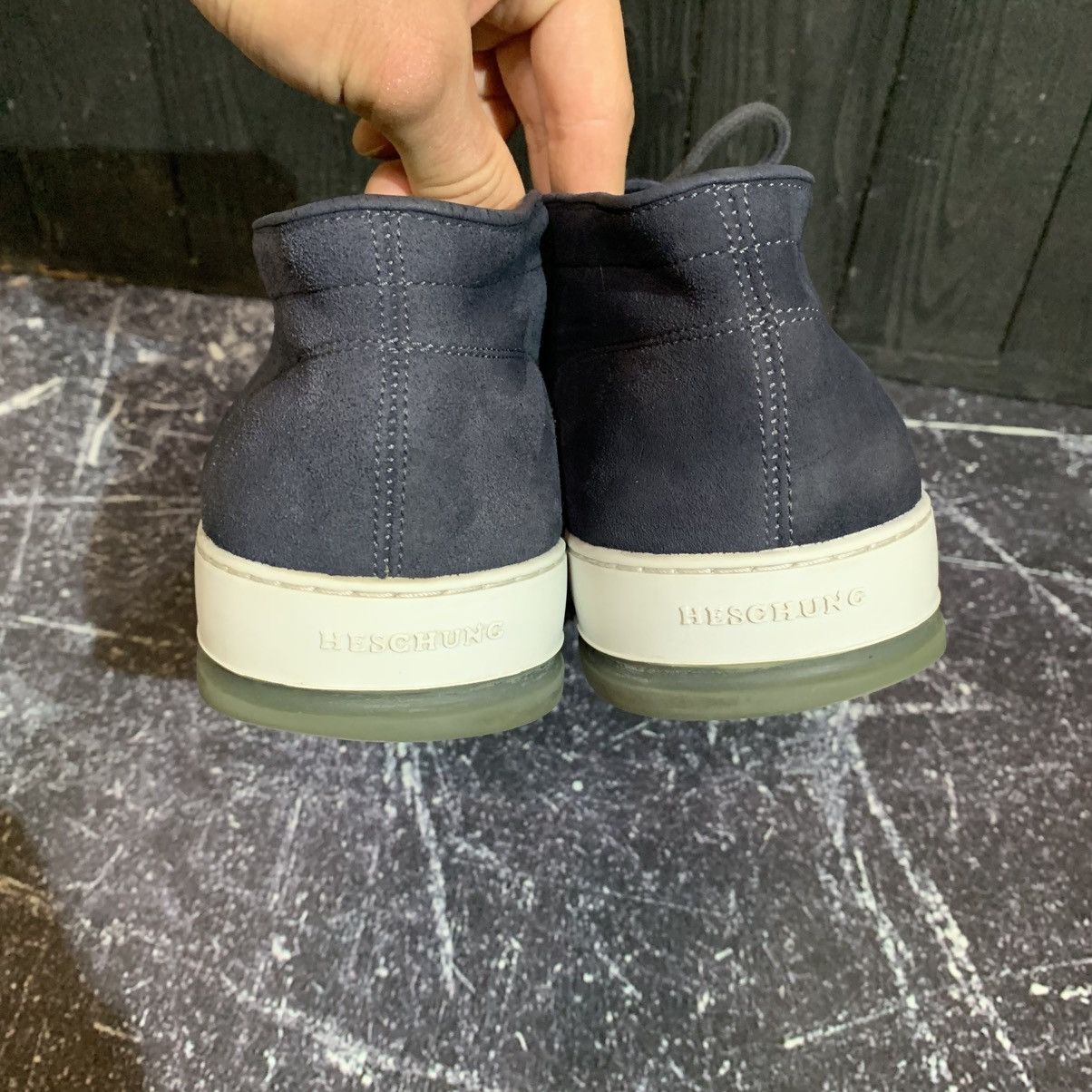 Heschung HESCHUNG Men’s Suede Ankle Sneakers Size 41 EU Size US 8 / EU 41 - 6 Thumbnail
