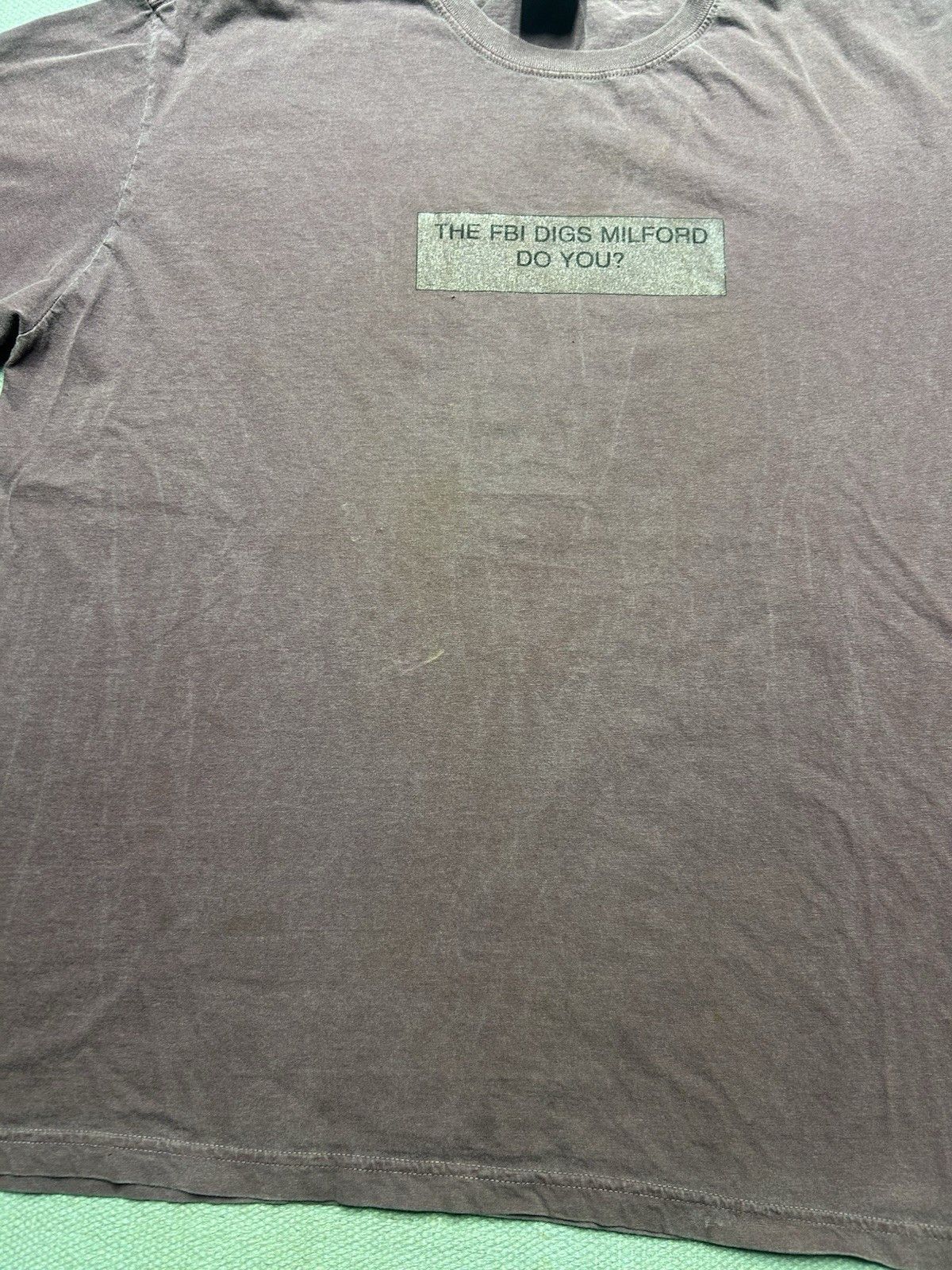 Vintage VTG t shirt FBI digs Milford Michigan Jimmy Hoffa cotton XL Size US XL / EU 56 / 4 - 2 Thumbnail