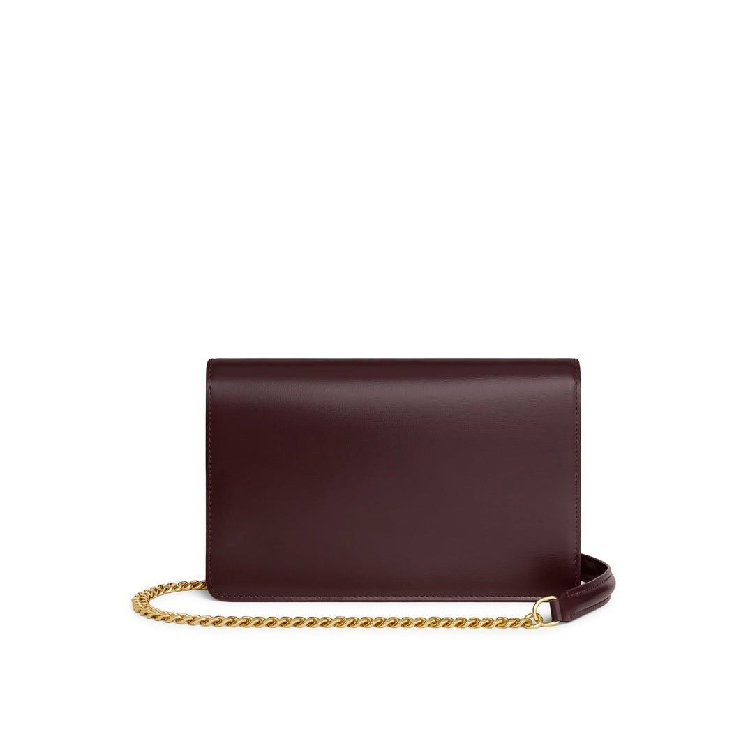 Celine CELINE Margo Deep Burgundy Chain Wallet Bag New & Authentic Size ONE SIZE - 3 Thumbnail