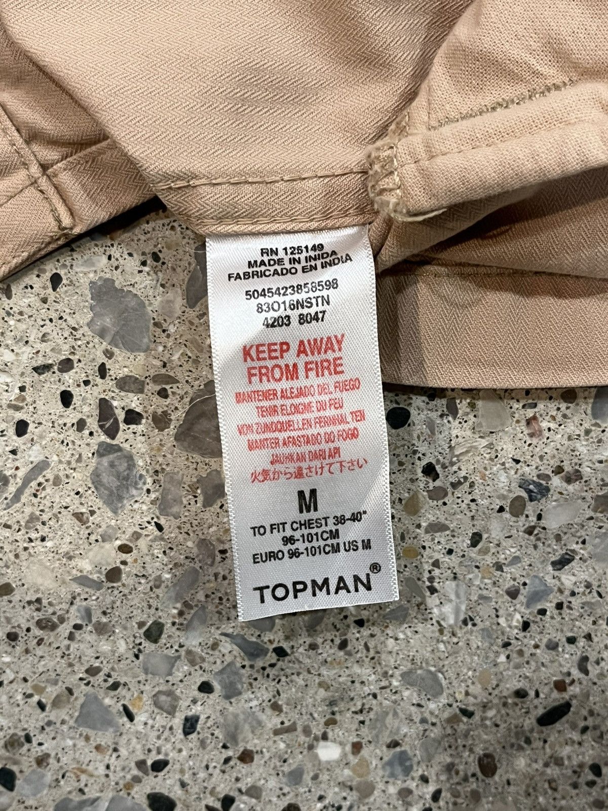 Topman Custom crystal patch overshirt Size US M / EU 48-50 / 2 - 6 Thumbnail