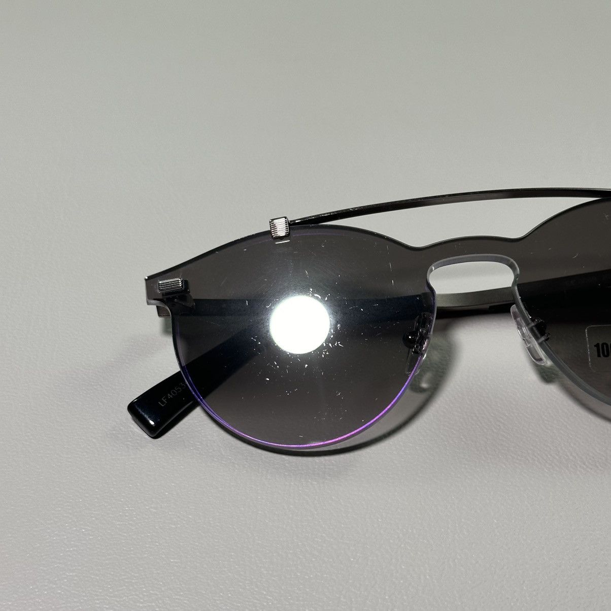Ermenegildo Zegna Ermenegildo Zegna Rimless Round Shape Sunglasses Size ONE SIZE - 8 Thumbnail