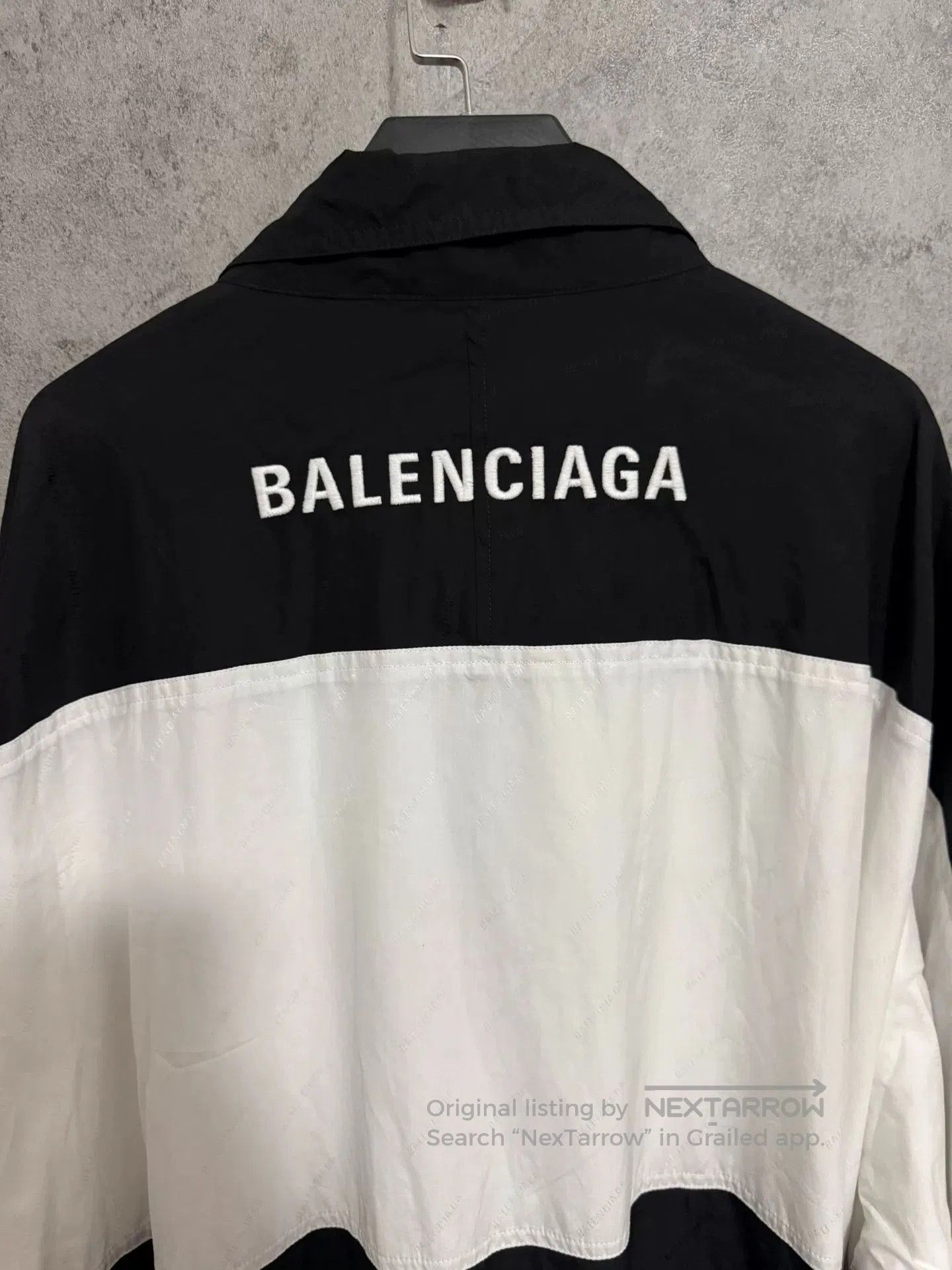 Balenciaga Balenciaga Logo Embroidered Black and White Jacket. Size US S / EU 44-46 / 1 - 7 Thumbnail