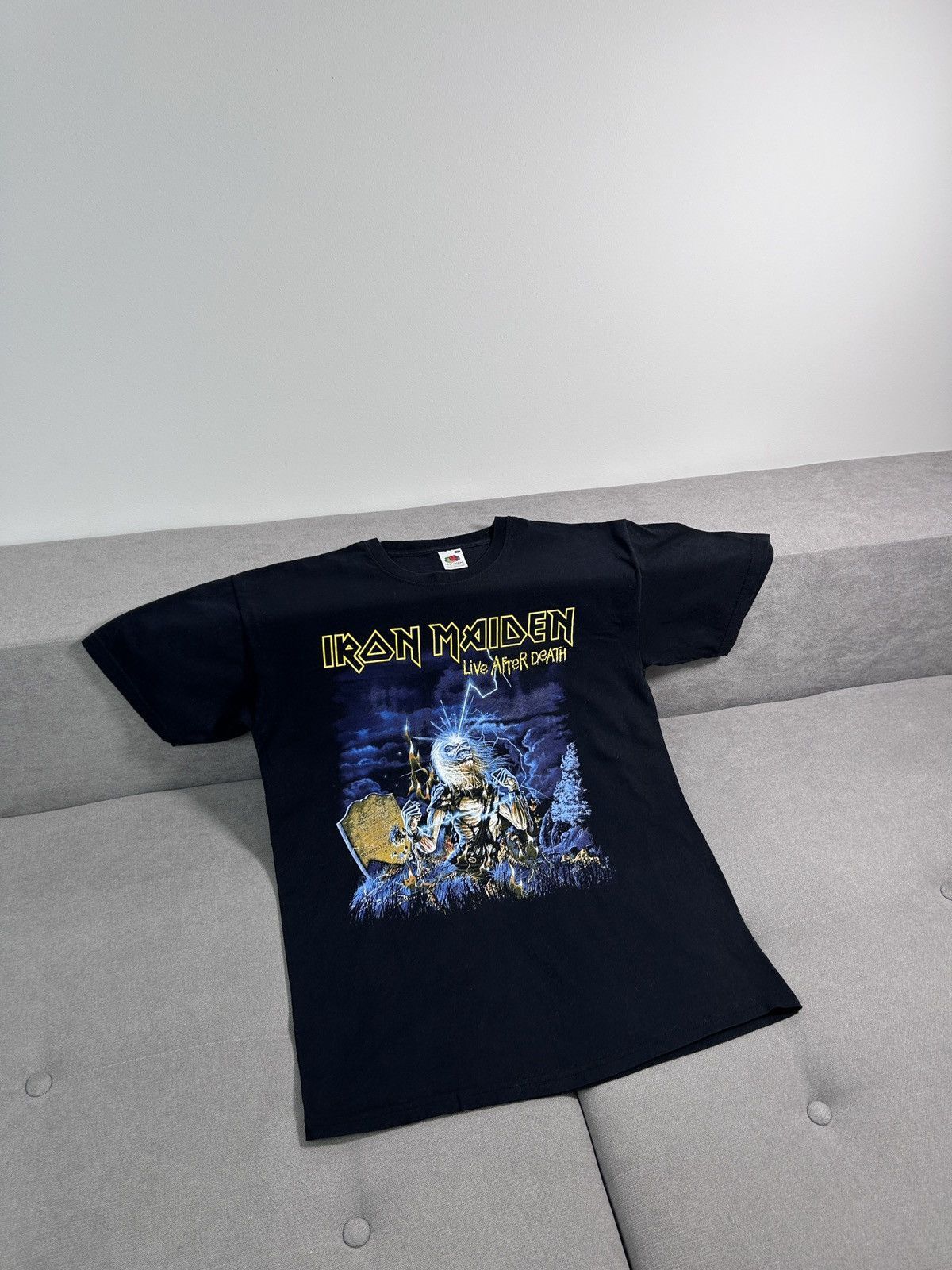Other Iron Maiden Life After Death Black Vintage Tee Size US M / EU 48-50 / 2 - 3 Thumbnail