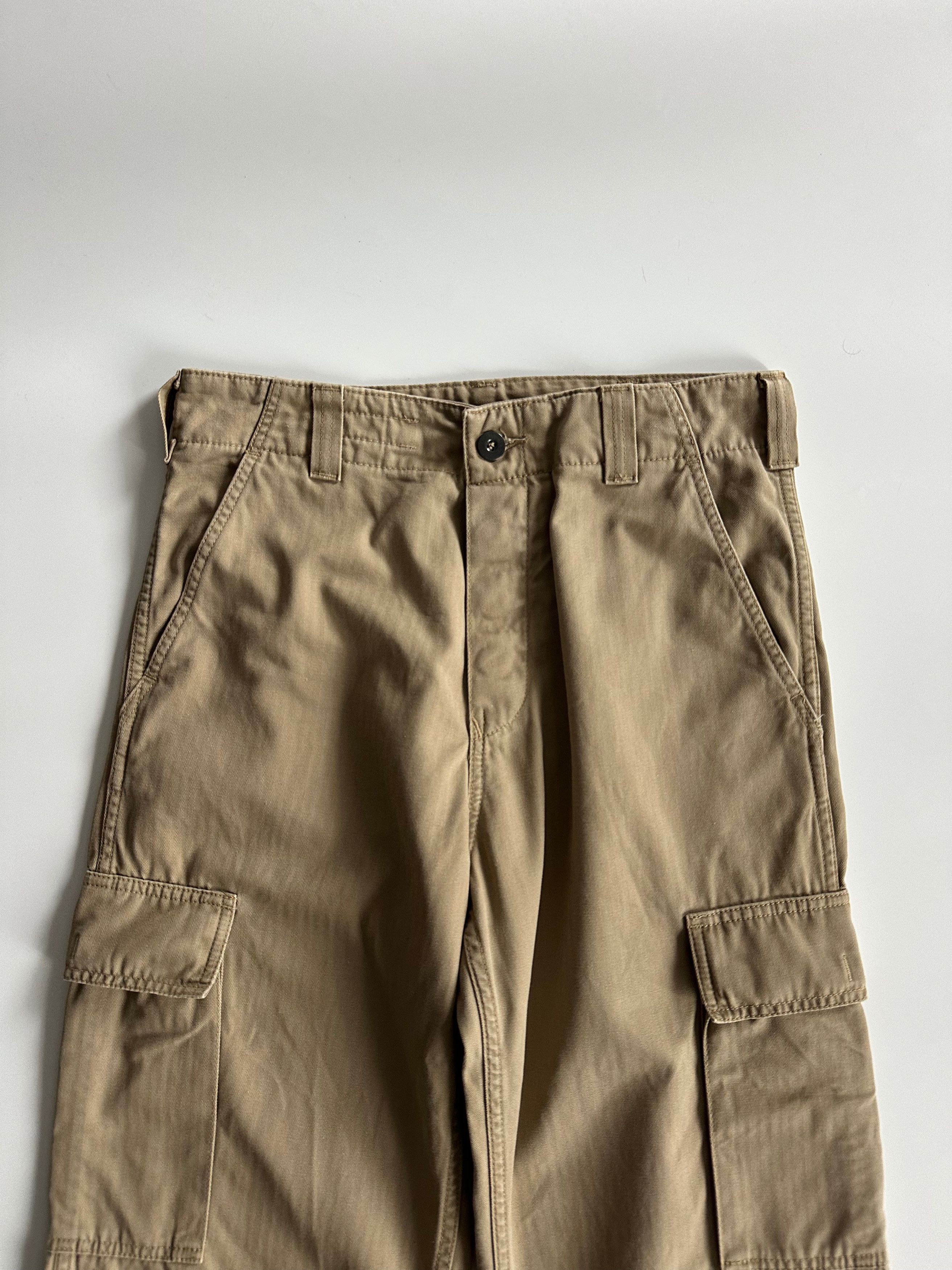 Levi's Vintage Clothing 1999 Levi's All-Duty Garments Cargo Trousers Beige Pants Size US 32 / EU 48 - 3 Thumbnail