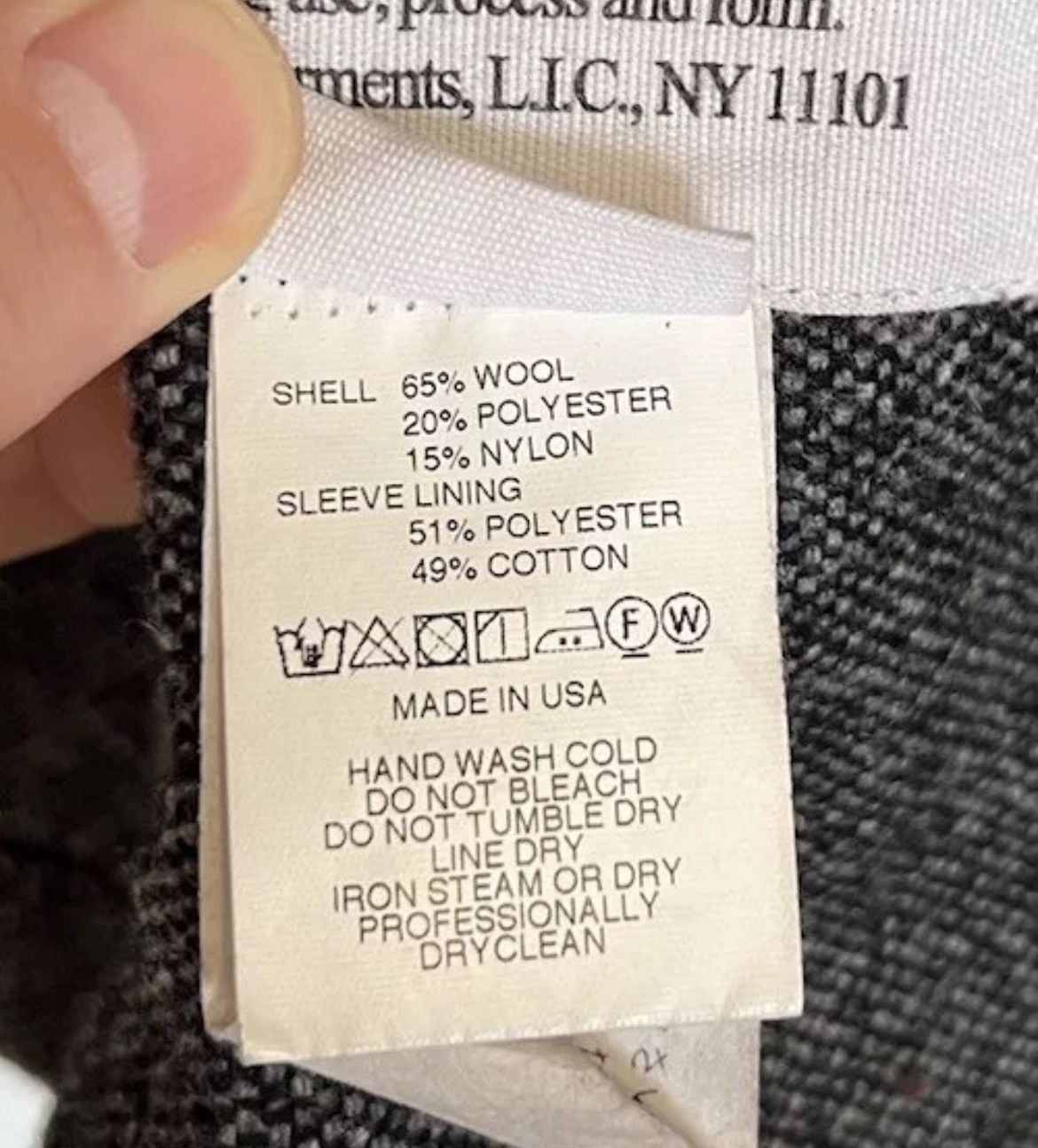 Engineered Garments ENGINEERED GARMENTS Loiter Jacket Sz S Charcoal Wool Blend Size US S / EU 44-46 / 1 - 10 Thumbnail