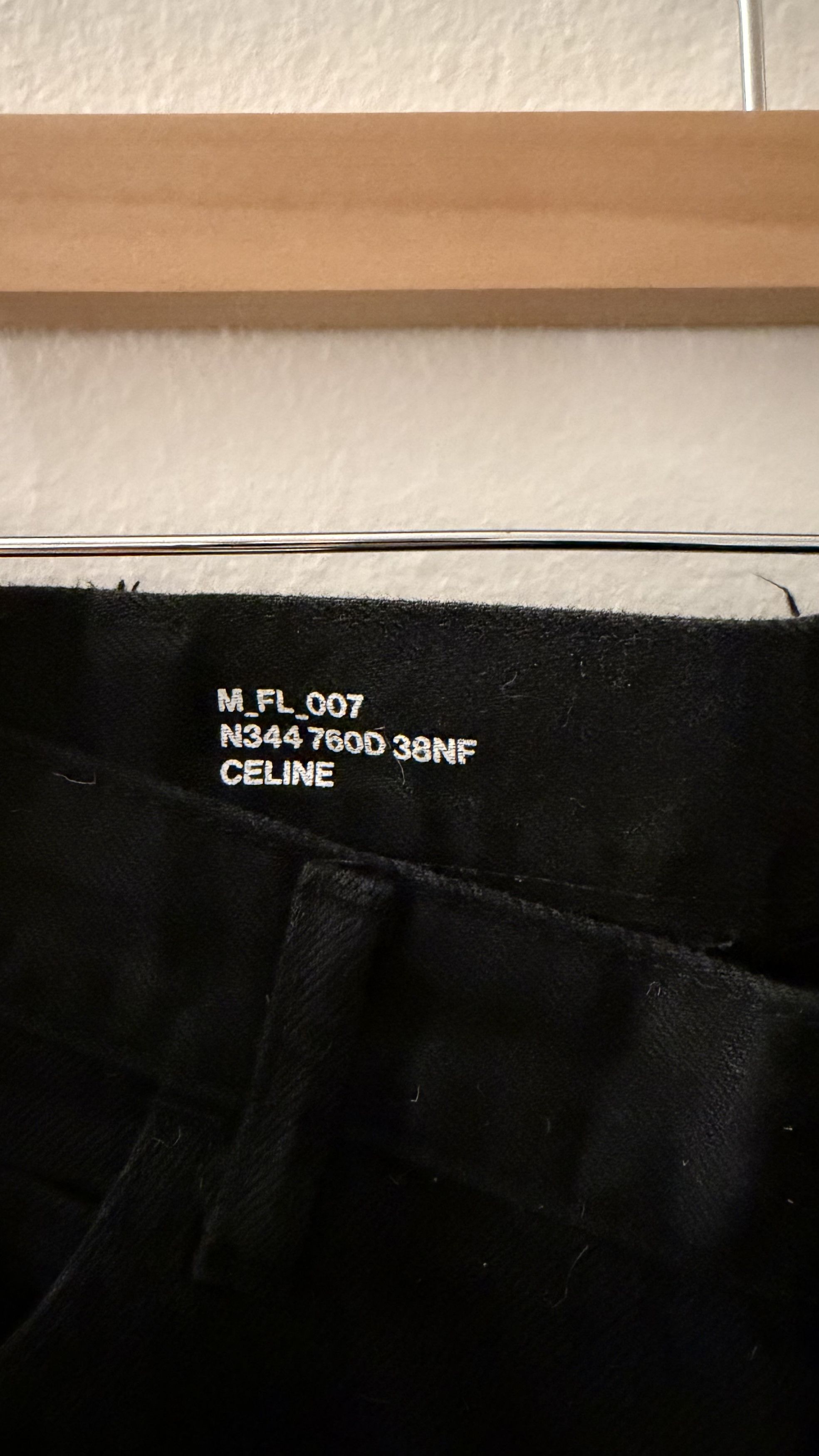 Celine Hedi Era Raw Wash Flared Jeans Size US 30 / EU 46 - 2 Thumbnail