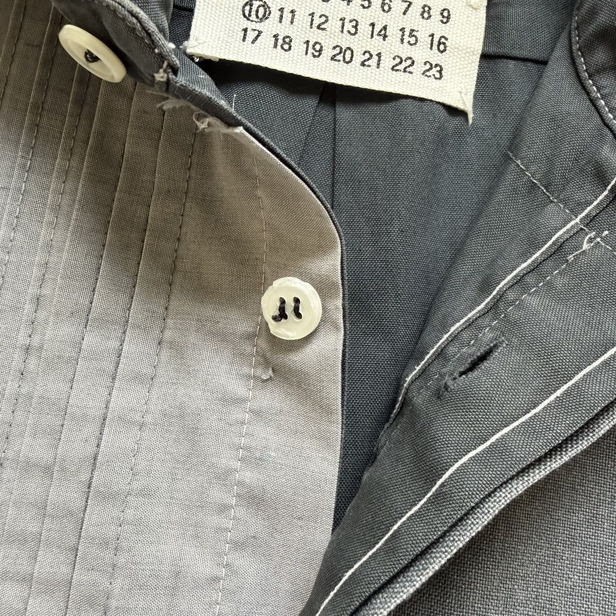 Maison Margiela S/S 04 ⓪ ① ⓪ Thrashed Artisanal Reworked Shirt Size US M / EU 48-50 / 2 - 12 Thumbnail