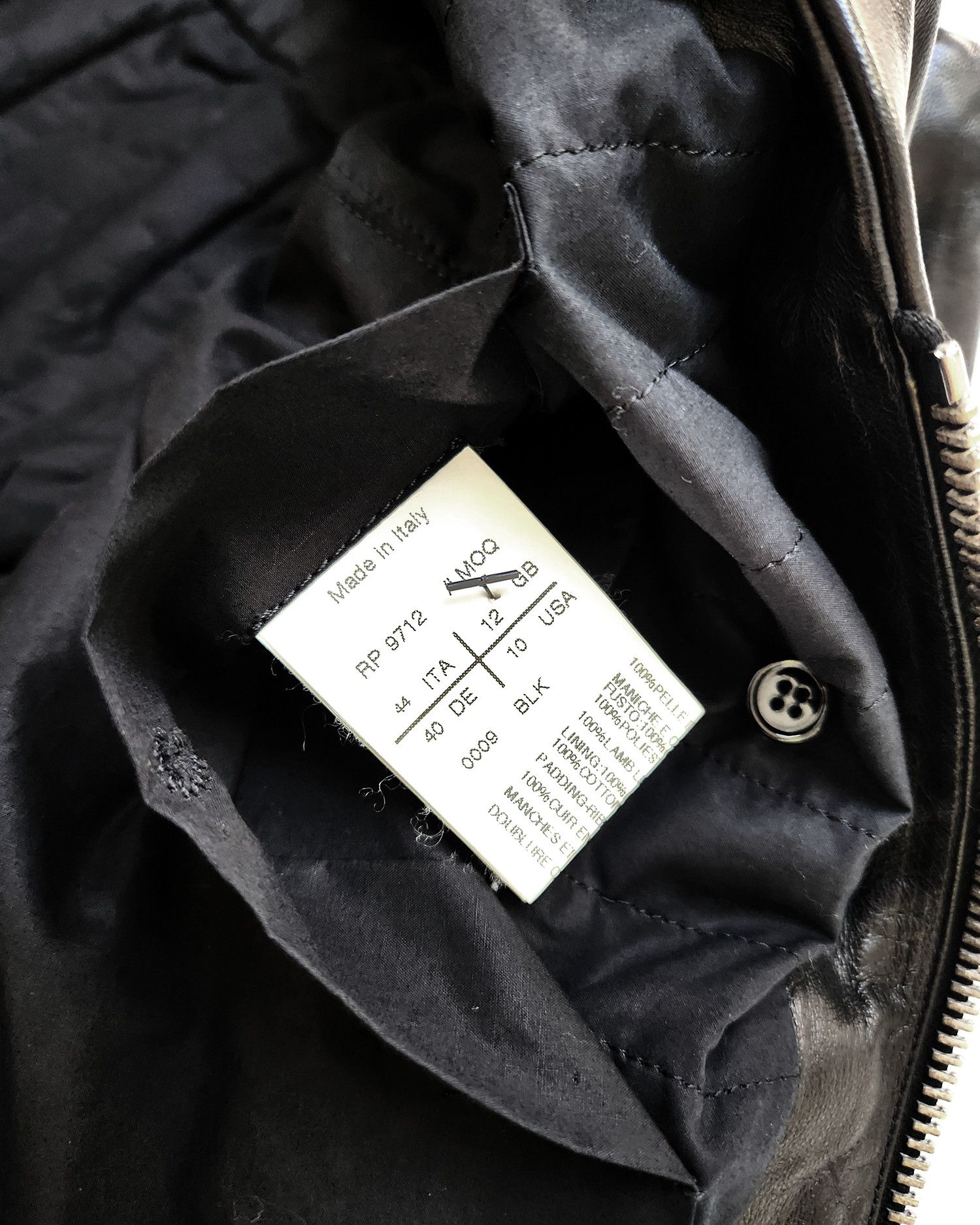 Rick Owens Rick Owens Black Princess Leather Jacket Size M / US 6-8 / IT 42-44 - 7 Thumbnail