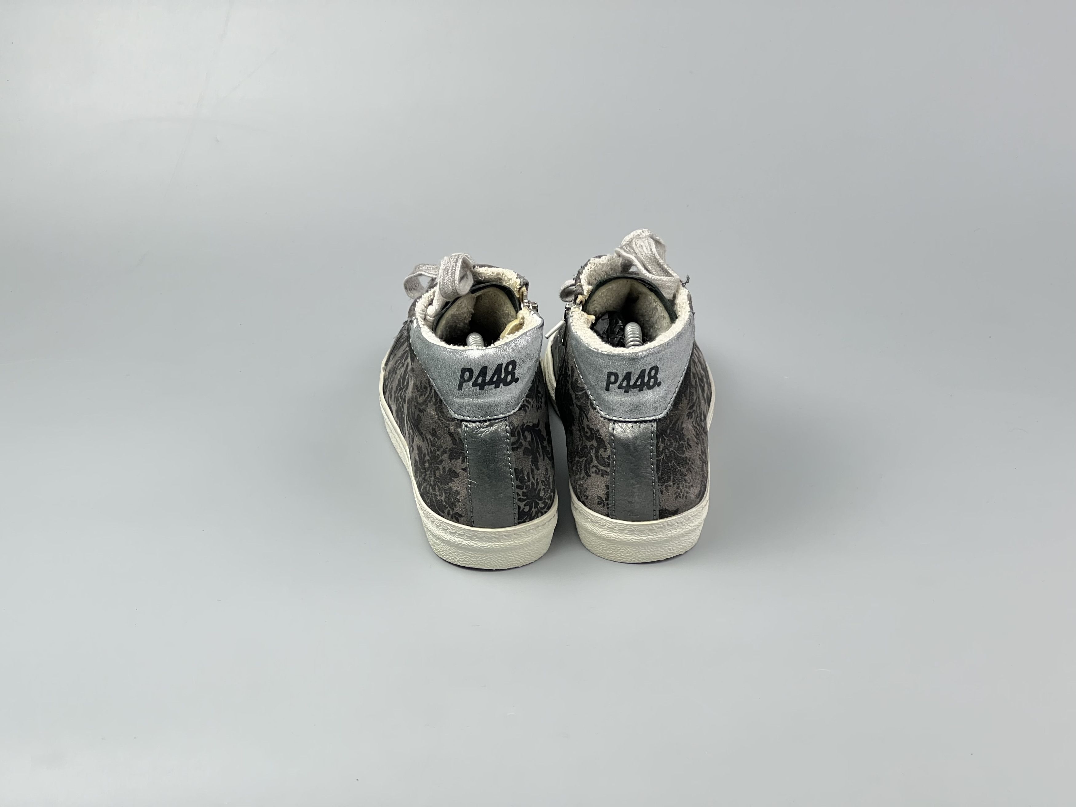 P448 P448 Women's Hi-Top Leather Sneakers Size 40 Size US 9 / IT 39 - 3 Thumbnail