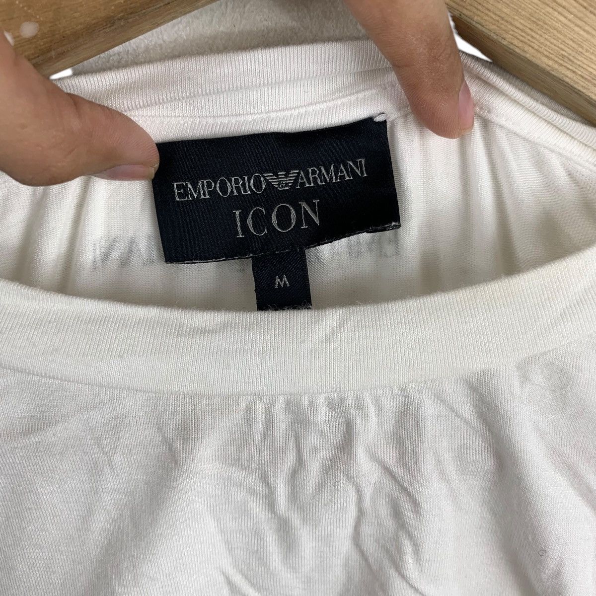 Emporio Armani EMPORIO ARMANI ICON Collection Magazine Tee Shirt Top Size US M / EU 48-50 / 2 - 7 Thumbnail